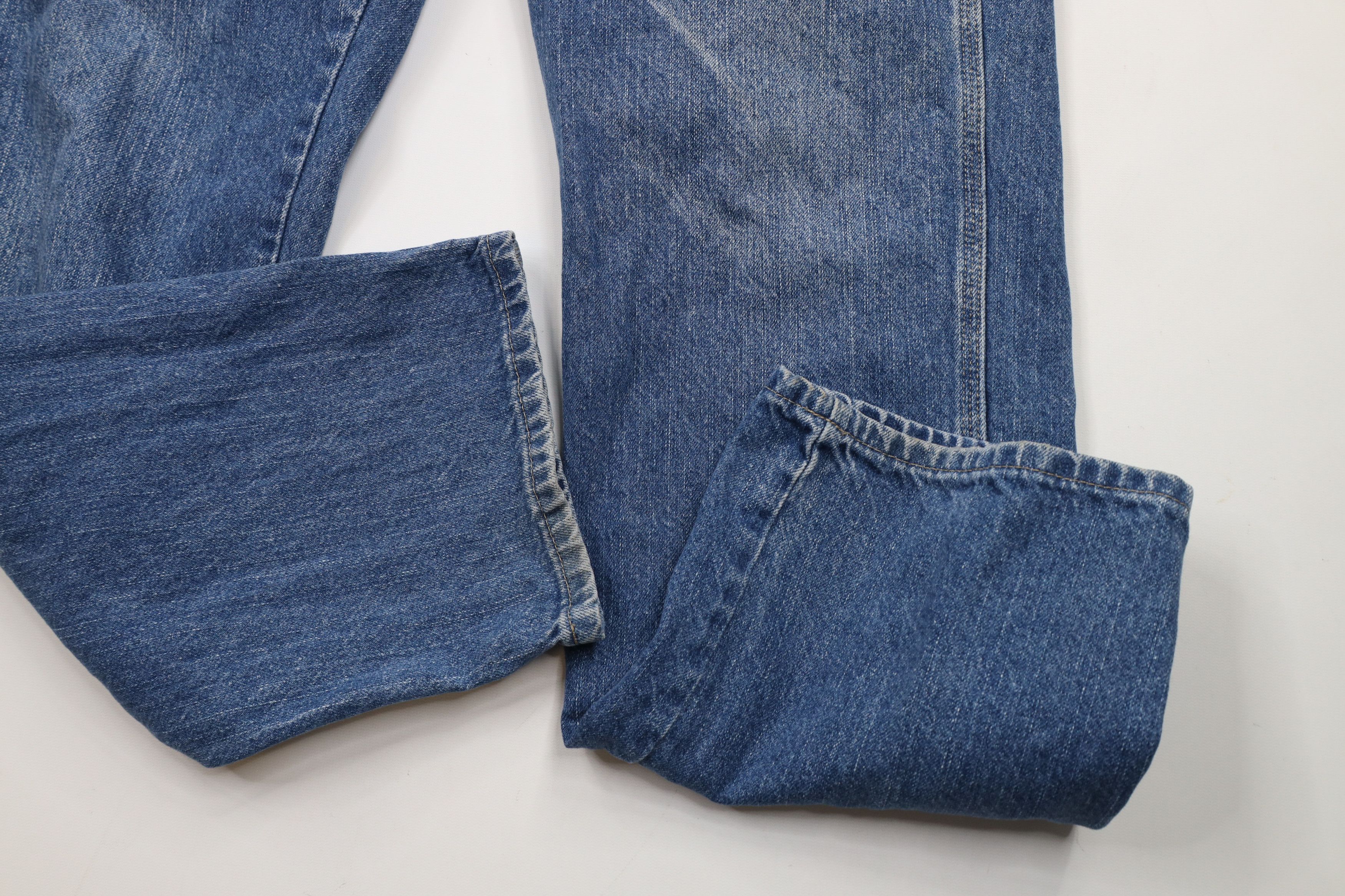 Dickies × Vintage Vintage Dickies Spell Out Wide Leg Dungaree Denim Jeans Size US 36 / EU 52 - 5 Thumbnail