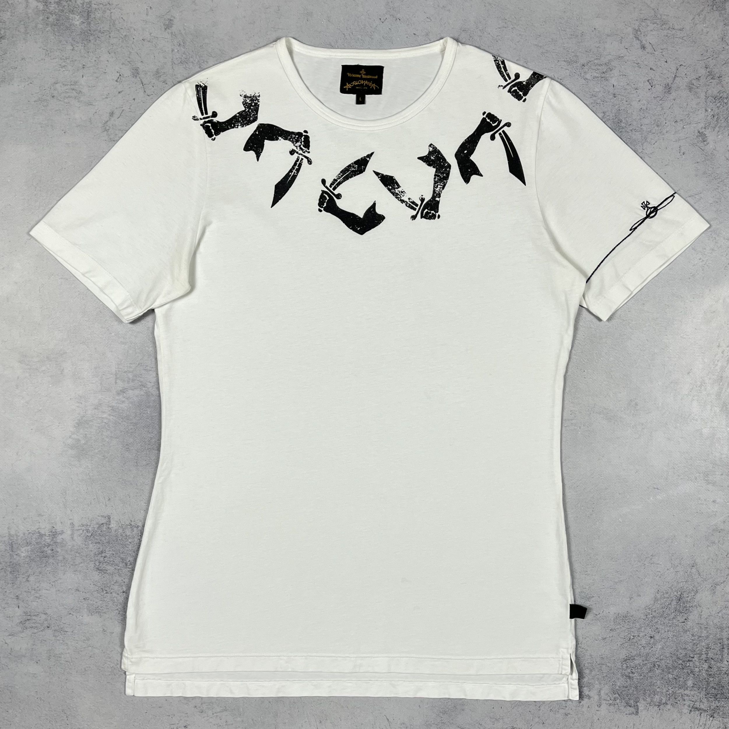 Vivienne Westwood Vivienne Westwood Anglomania Multilogo T Shirt Size US L / EU 52-54 / 3 - 2 Thumbnail