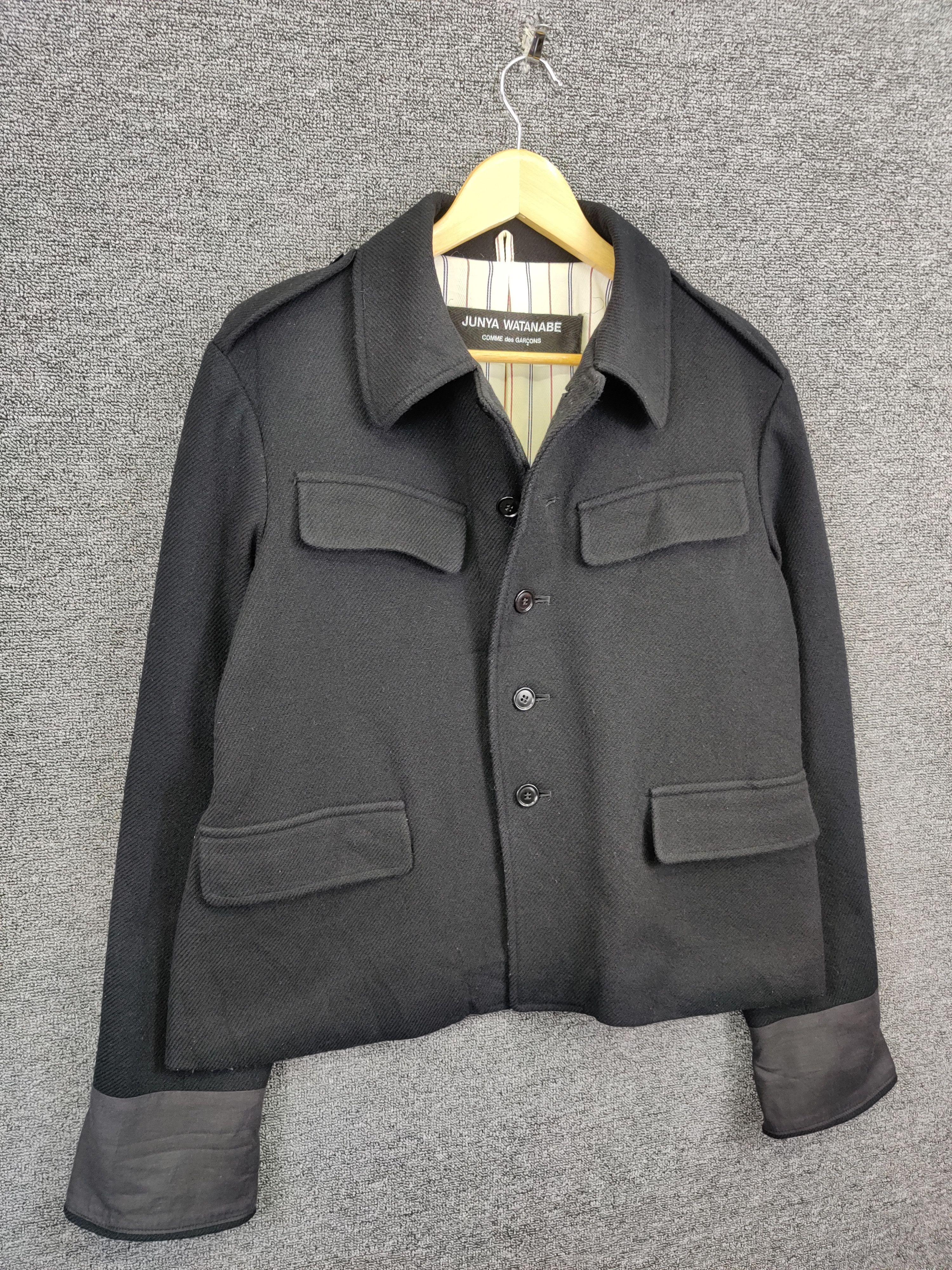 Junya Watanabe Junya Watanabe Comme Des Garcons Wool Coat Size US M / EU 48-50 / 2 - 5 Thumbnail