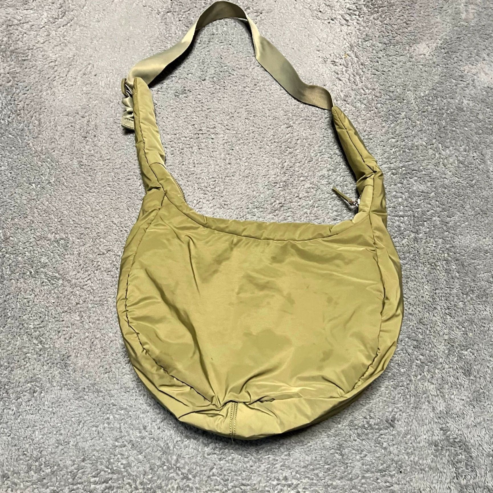 Athleta Athleta Crossbody Bag Women Green All About Medium Hobo Purse 599409 Size ONE SIZE - 4 Thumbnail