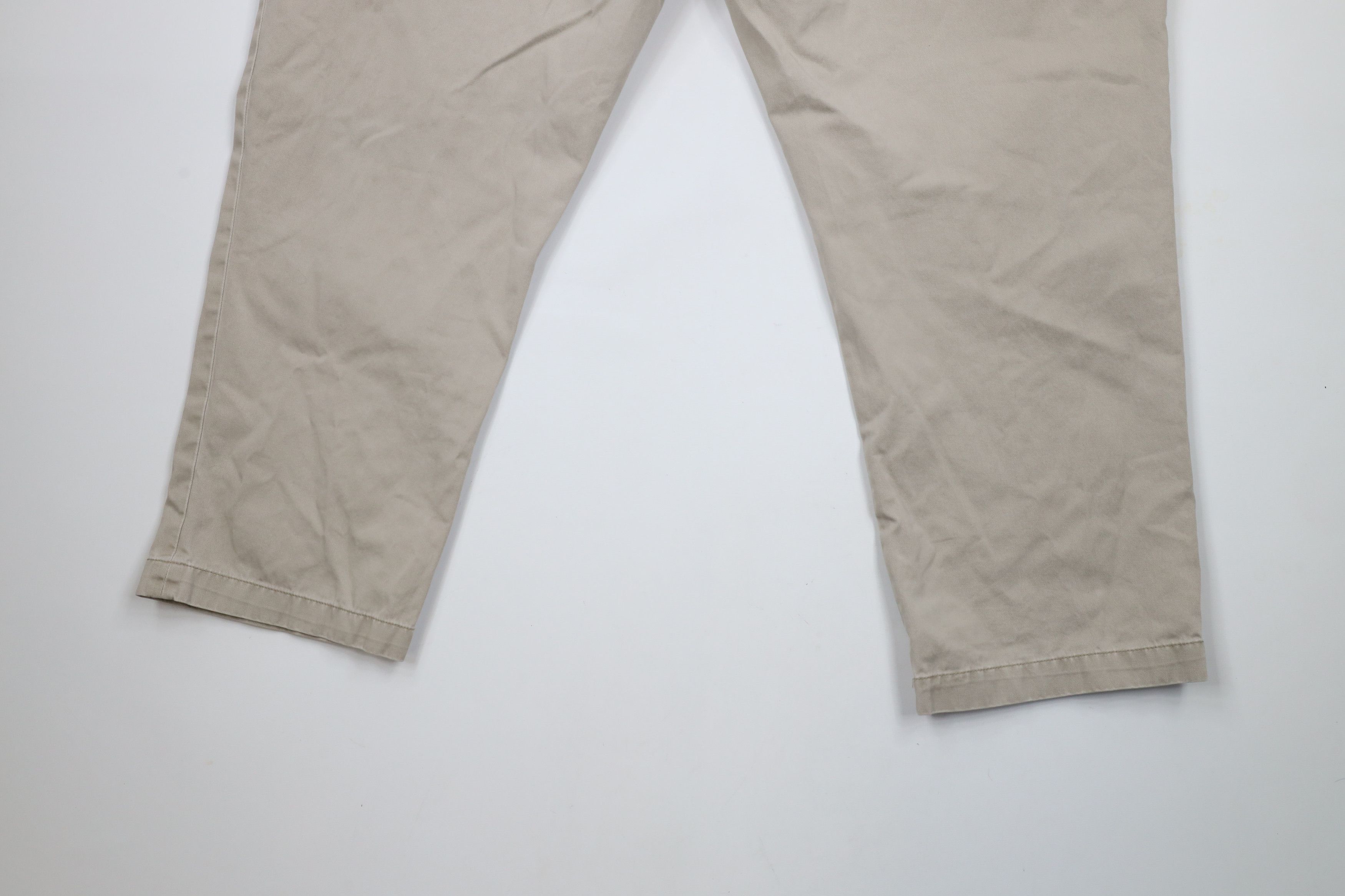 Ralph Lauren × Vintage Vintage Ralph Lauren Wide Leg Chino Pants Beige Cotton Size US 44 / EU 60 - 15 Thumbnail