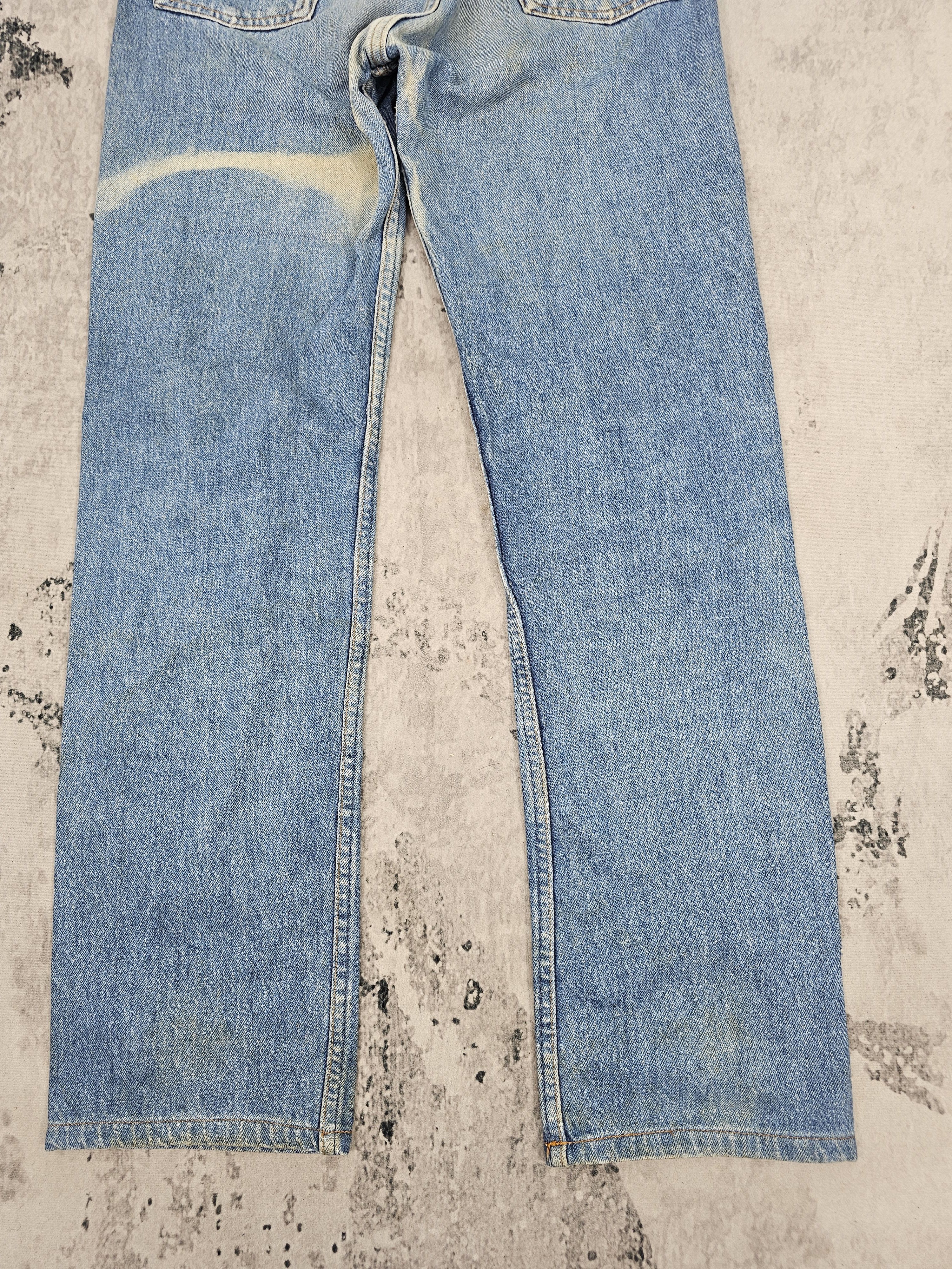 Levi's Vintage LEVIS 501 Faded Bleach Design Blue Jeans L0453 Size US 29 - 5 Thumbnail