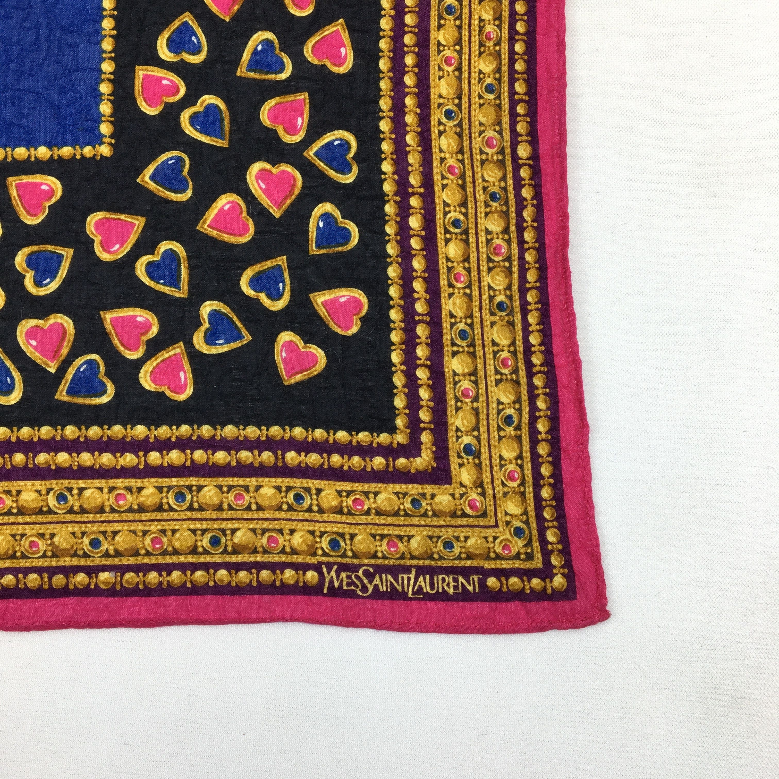 Vintage × Yves Saint Laurent Vintage Yves Saint Laurent Handkerchief Neckerchief Bandana Size ONE SIZE - 3 Thumbnail