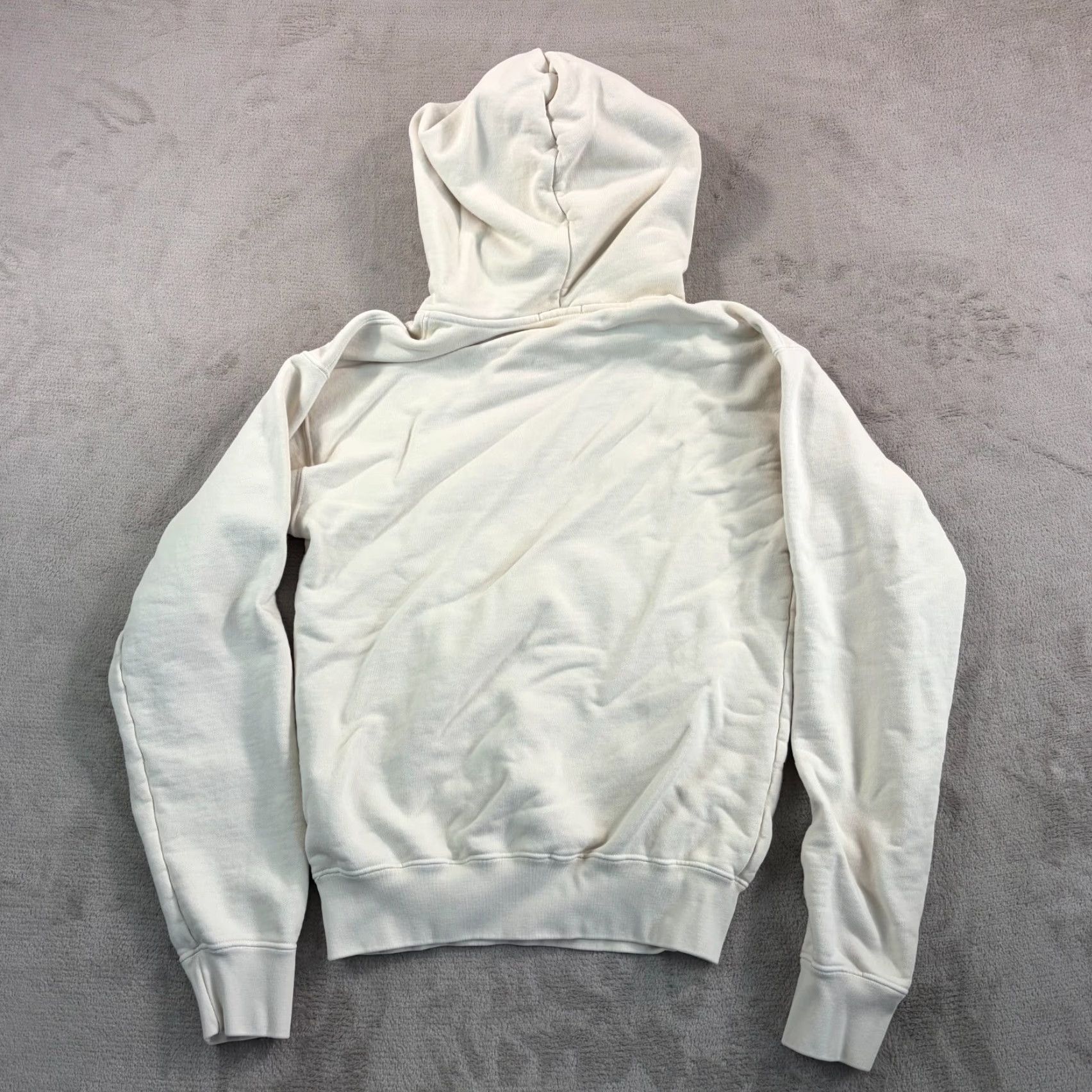 Vintage Erewhon Logo Hoodie XS Women Ivory Cream French Terry Pullover Long Sleeve Crew Neck Logo Pocket Classic College Modern 90s Outdoor Sports Activewear Size XS / US 0-2 / IT 36-38 - 7 Thumbnail
