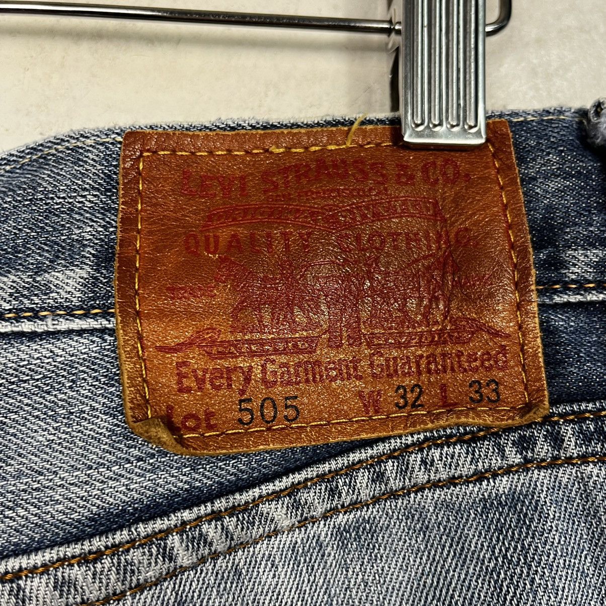 Levi's Vintage Levis 505 Distressed Denim Jeans Size US 32 / EU 48 - 19 Thumbnail
