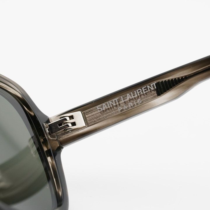Saint Laurent Paris Saint Laurent SL609 CAROLYN 004 Sunglasses Havana Aviator Size ONE SIZE - 8 Thumbnail