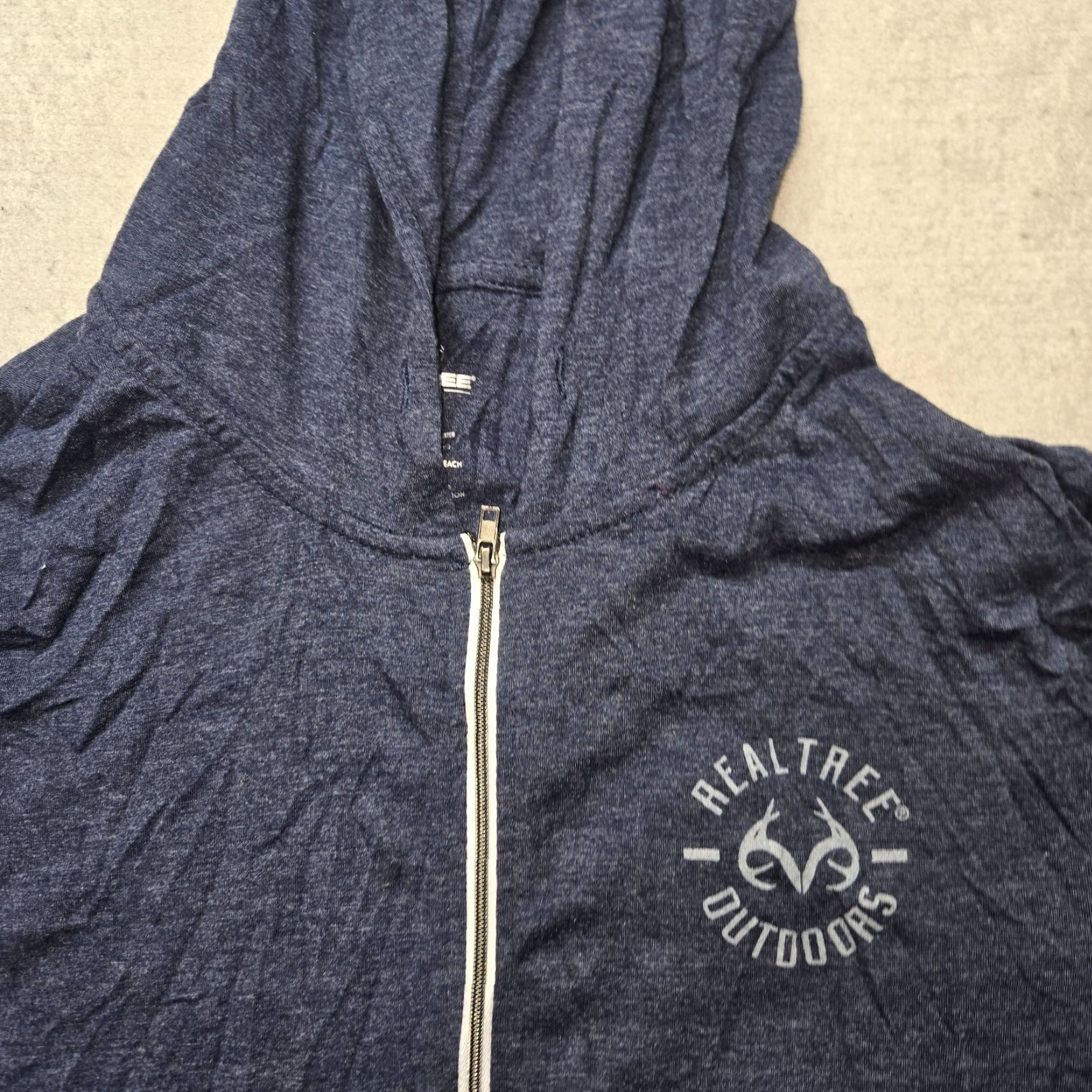 Realtree Realtree Hoodie Blue Graphic Full Zip Cotton Blend Men's L Large Sweater Fish Logo 90s Theme? Size US L / EU 52-54 / 3 - 4 Thumbnail