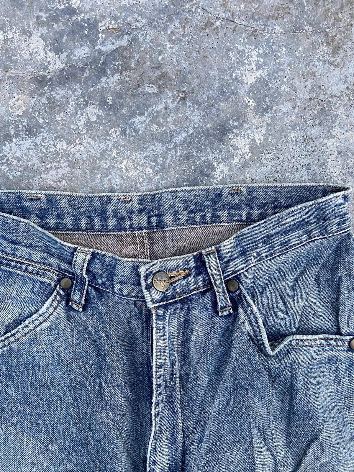 Beauty Beast 🔥 Jeans Vtg 80s Wrangler jeans baggy Wrangler blue bell Size US 30 / EU 46 - 7 Thumbnail
