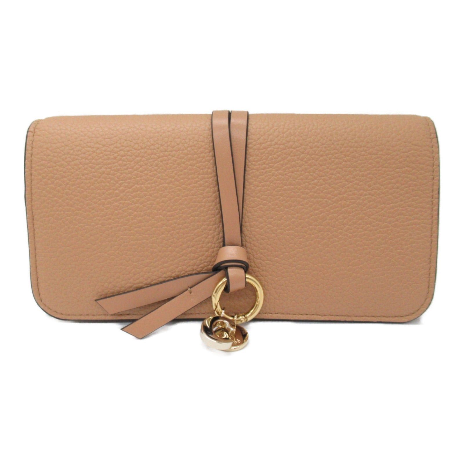 Chloe Chloe Bi-Fold Long Wallet Leather Brown Light Tan Size ONE SIZE - 1 Thumbnail