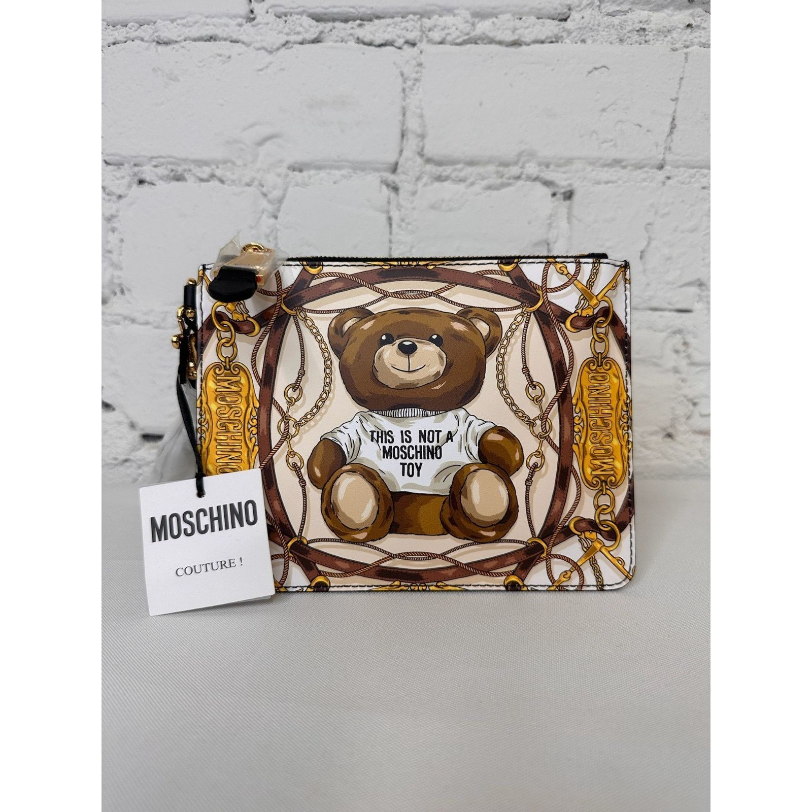 Moschino AW22 MOSCHINO Couture Jeremy Scott Teddy Bear Chains Clutch Size ONE SIZE - 12 Thumbnail