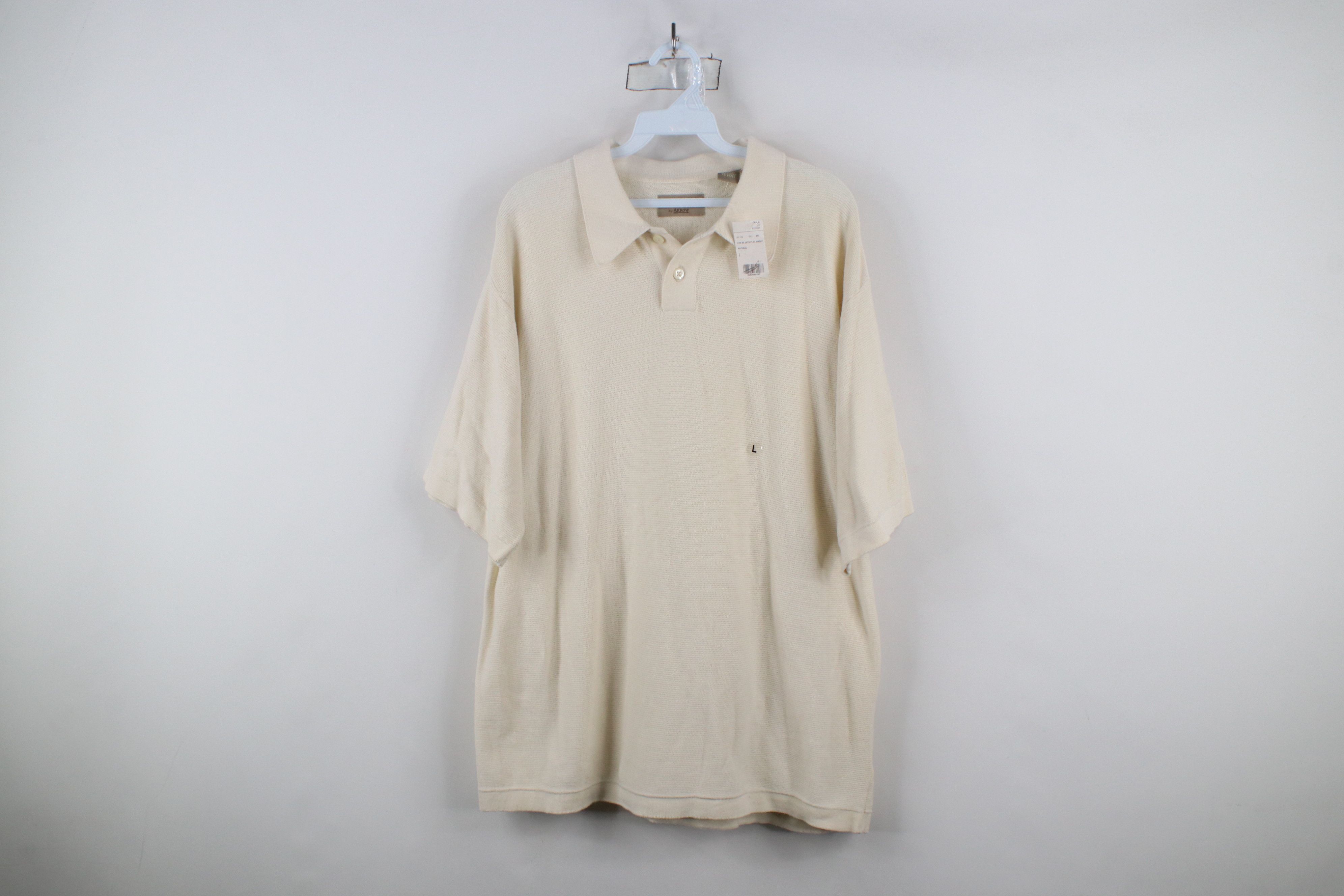 Vintage Deadstock Vintage 90s Streetwear Short Sleeve Polo Shirt Size US L / EU 52-54 / 3 - 1 Thumbnail
