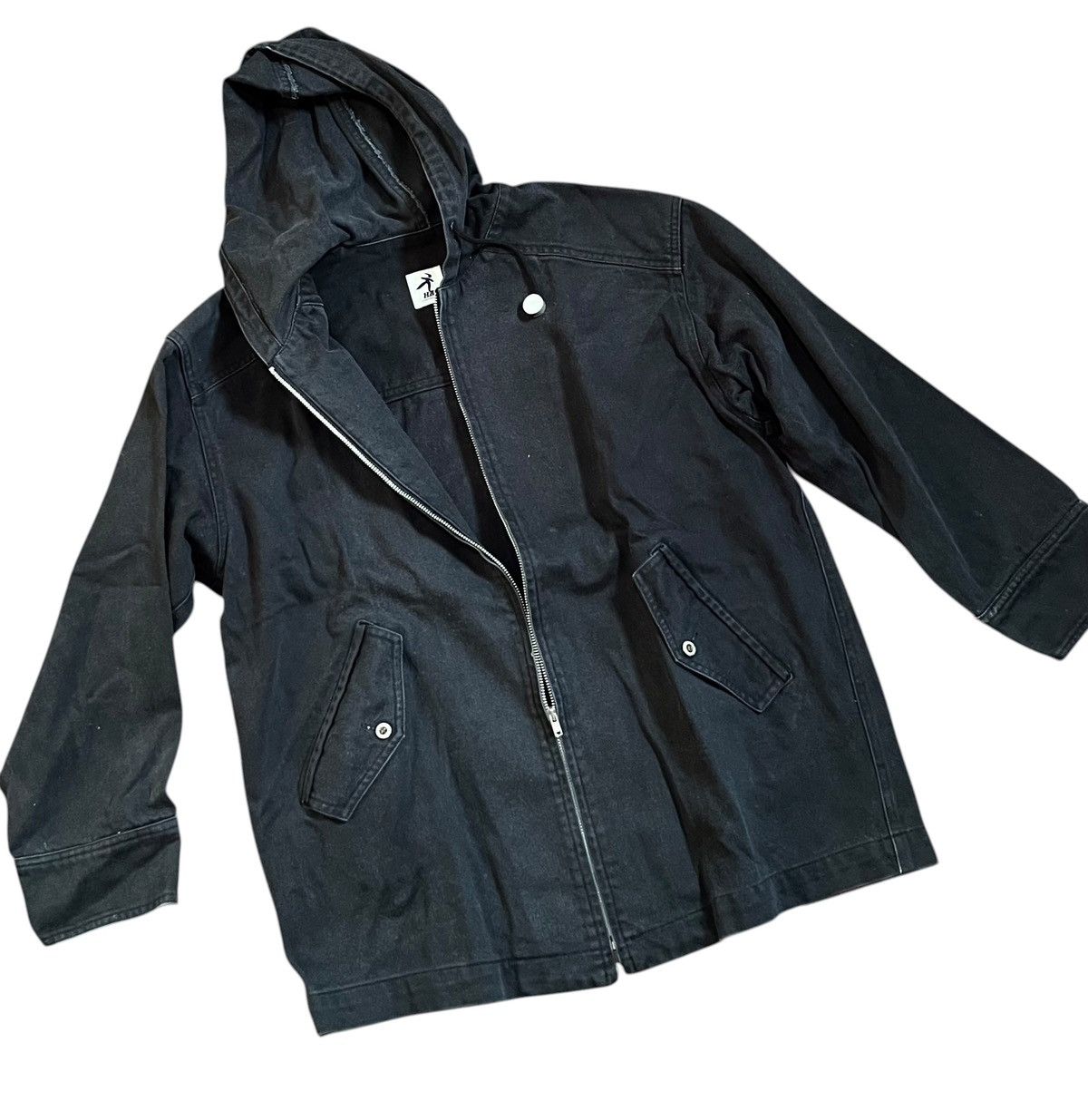Hai Sporting Gear Vintage hai sporting gear washed utility hooded field jacket Size US L / EU 52-54 / 3 - 2 Thumbnail