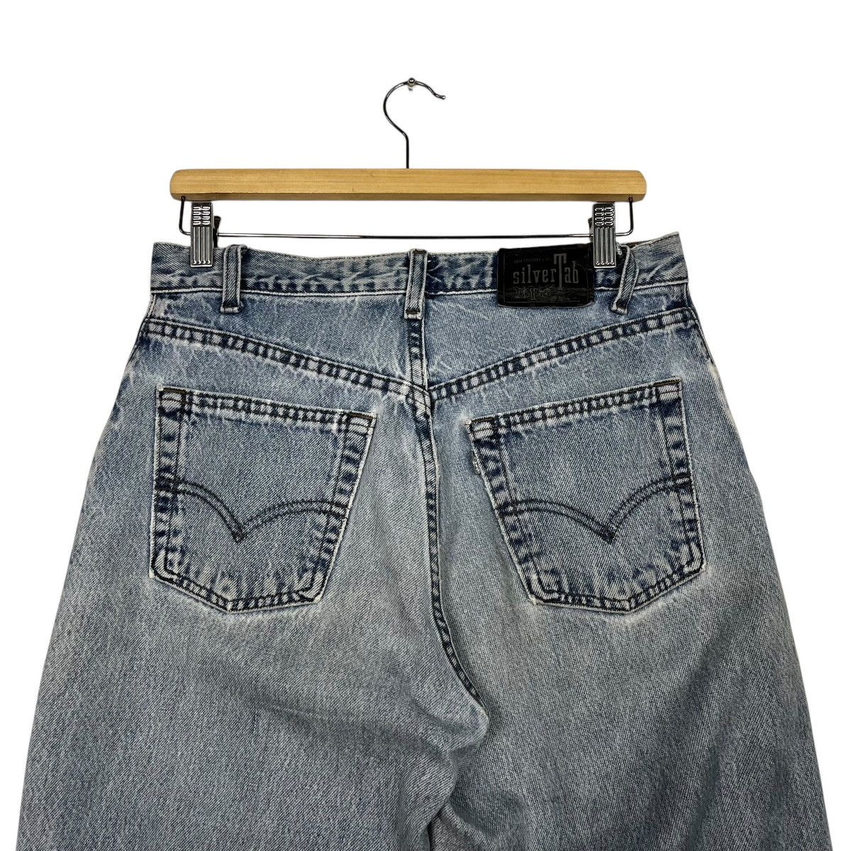 Levi's Vintaage 90s Levis Silver Tab Distressed Denim Jeans Size US 30 / EU 46 - 8 Thumbnail