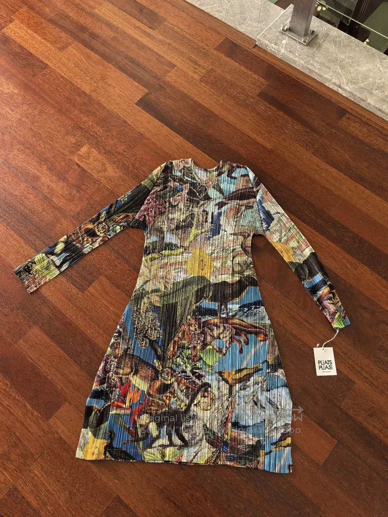Issey Miyake Issey Miyake Color Block Long Sleeve Size L / US 10 / IT 46 - 1 Thumbnail