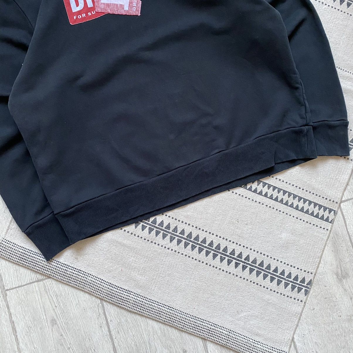 Diesel Vintage 00s Diesel Logo Sweatshirt Y2K oversized Size US XL / EU 56 / 4 - 3 Thumbnail