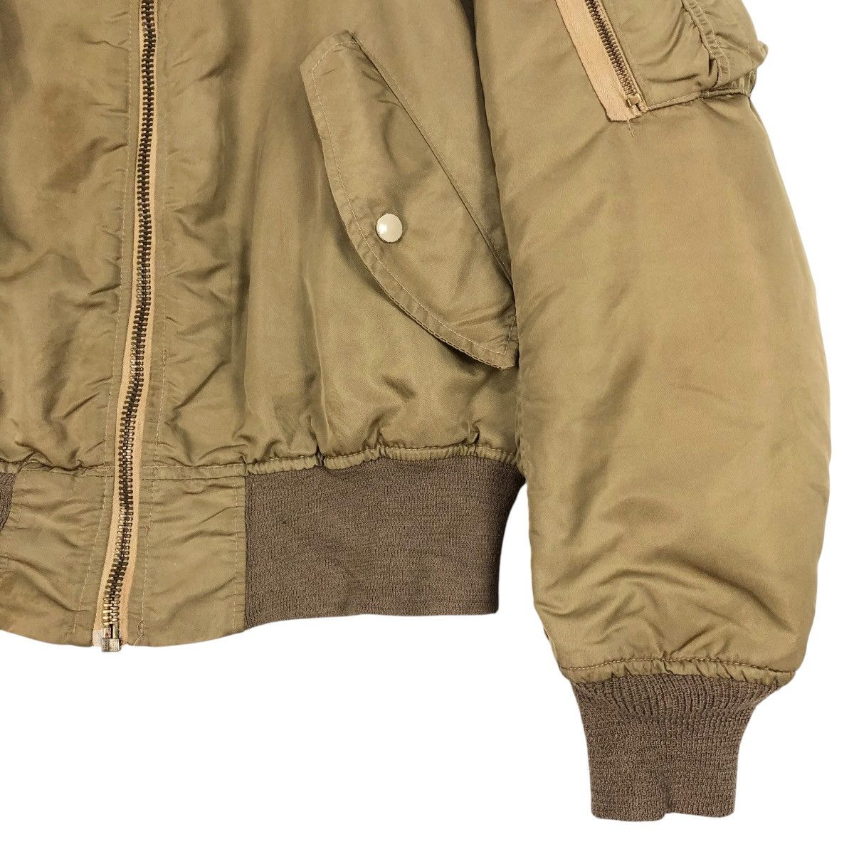 Alpha Industries Vintage 1993 Greenbrier Industries MA-1 Flight Jacket Size US M / EU 48-50 / 2 - 5 Thumbnail