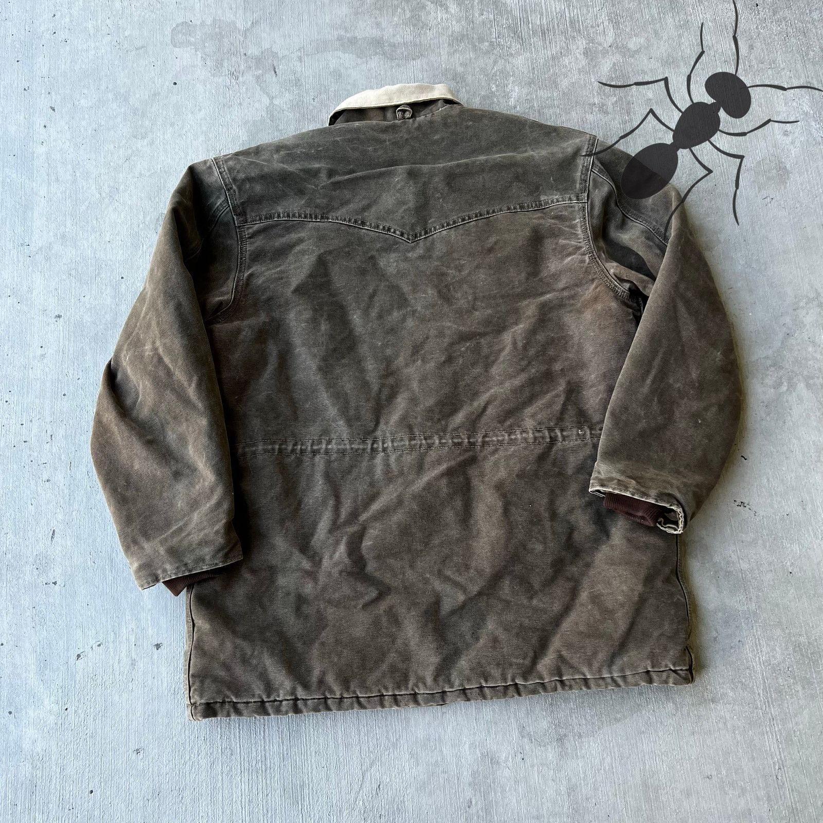 Carhartt × Vintage Carhartt brown barn chore work wear jacket Size US L / EU 52-54 / 3 - 5 Thumbnail