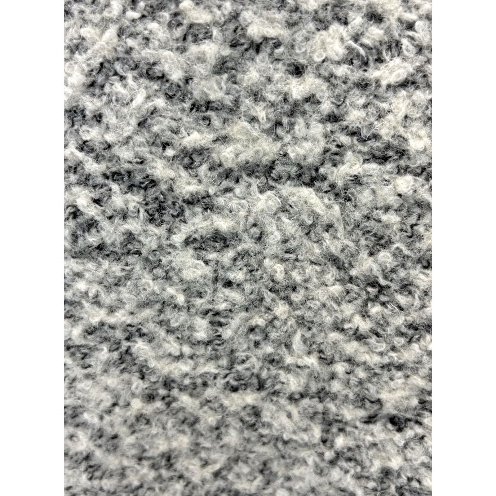Loft LOFT Coat Wool Blend Marled Boucle Funnel Neck Full Zip Mid-Length Womens 18 Grey Size XXL / US 16-18 / IT 52-54 - 6 Thumbnail