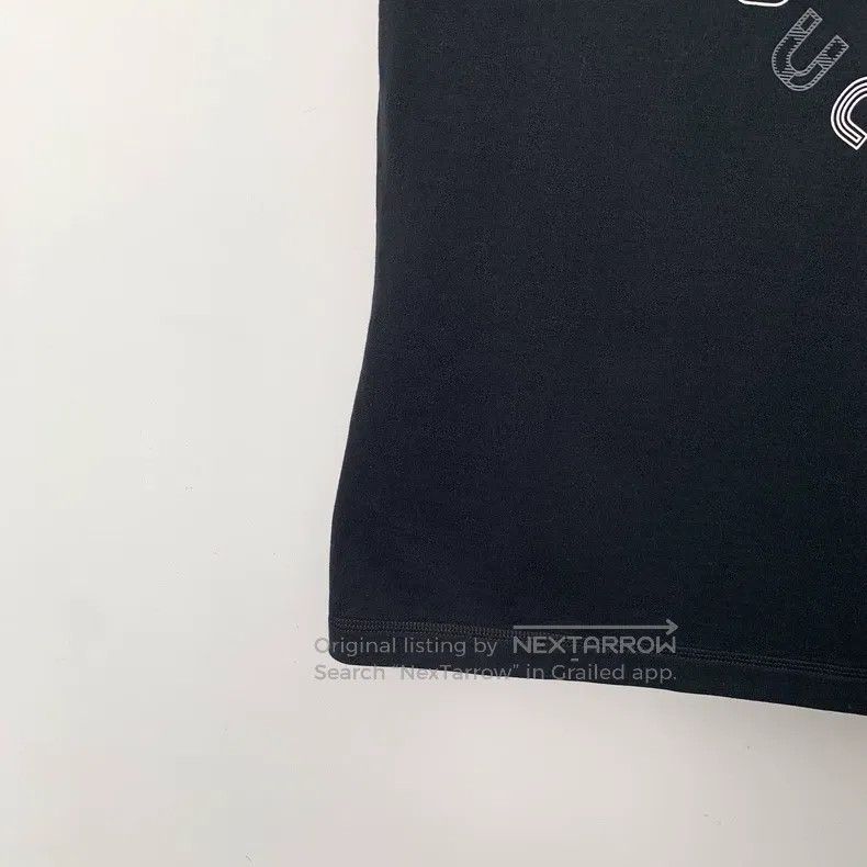 Hermes Hermes Black letter print cotton round-neck short-sleeved Size XS / US 0-2 / IT 36-38 - 4 Thumbnail
