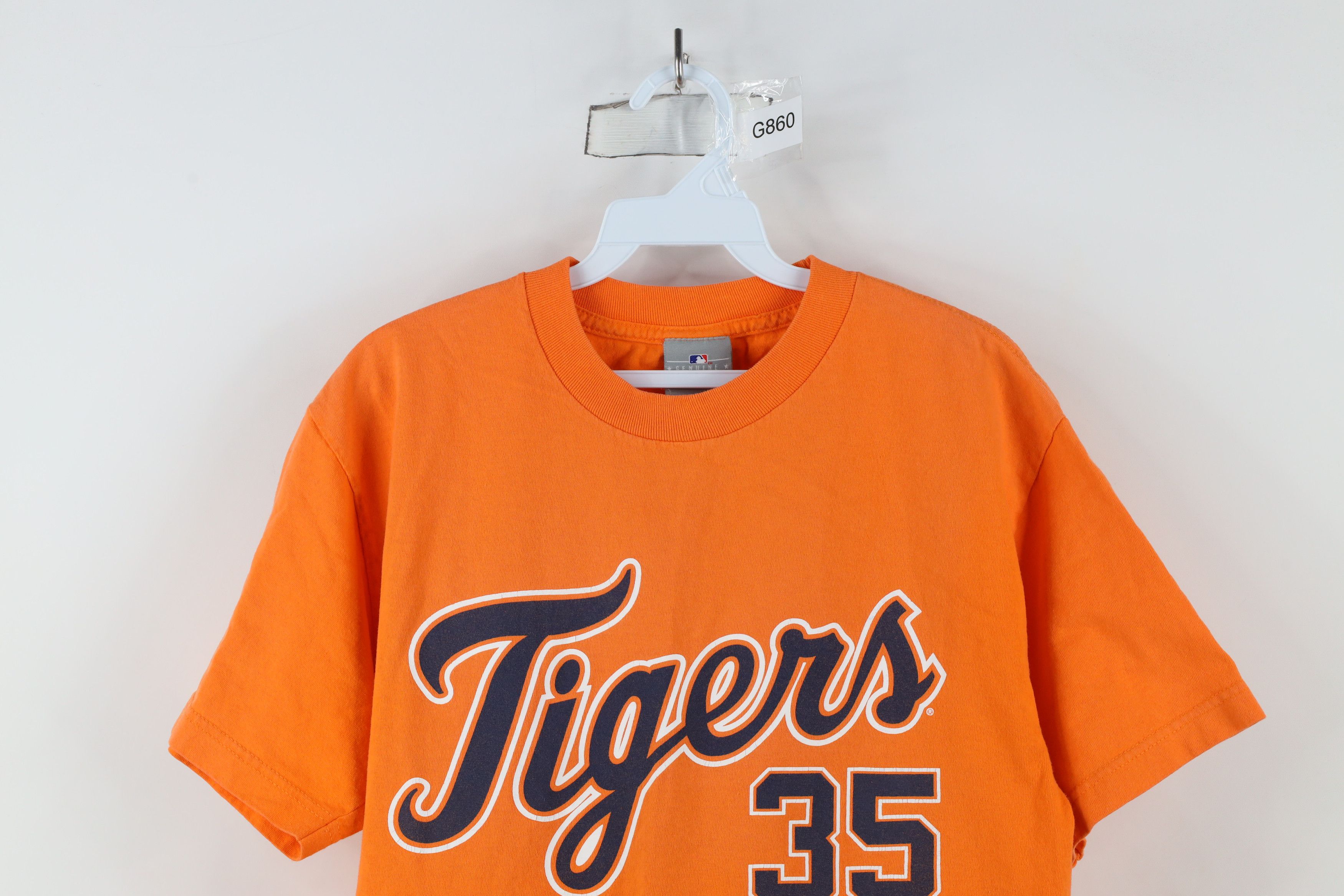 Vintage Vintage Y2K Verlander Detroit Tigers Baseball T-Shirt Orange Size US M / EU 48-50 / 2 - 2 Thumbnail