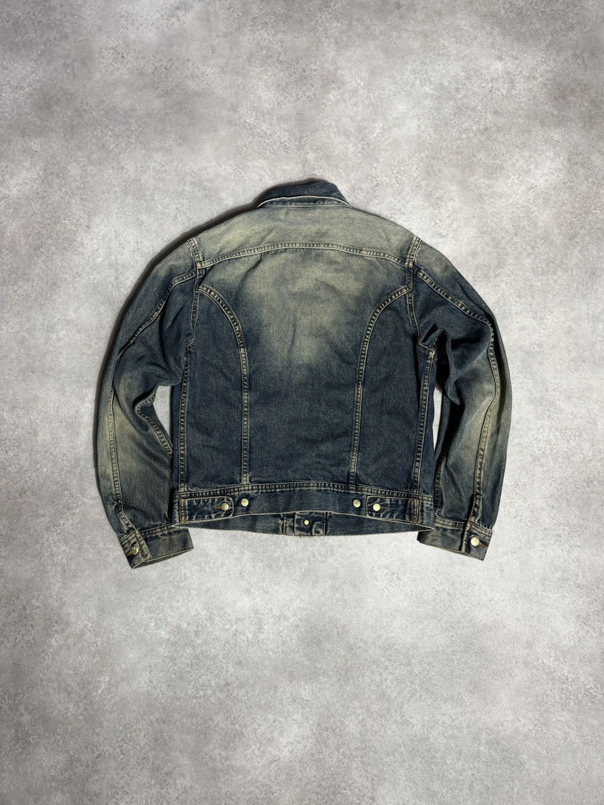 Diesel × Vintage Diesel Denim Washed Jacket Ruined Effect 00s Size S / US 4 / IT 40 - 7 Thumbnail