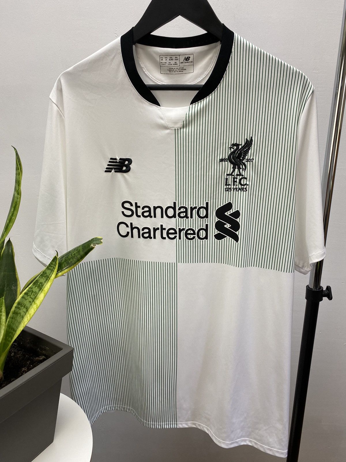 New Balance 2017 2018 Liverpool New Balance Away Soccer Jersey Size US XXL / EU 58 / 5 - 6 Thumbnail