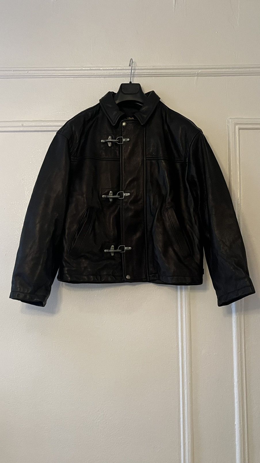 Schott × Supreme Supreme Schott Leather Clip Jacket SS25 | Grailed