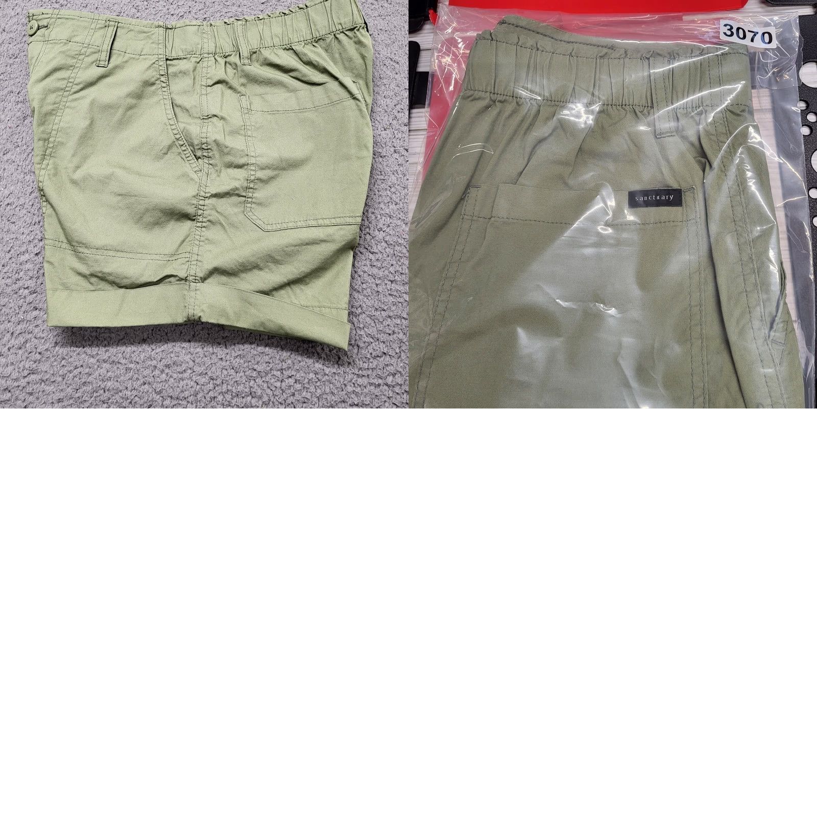 Sanctuary Sanctuary Shorts Womens Medium Olive Green Pockets Sarai Army Casual Hiking Mens? Size 32" / US 10 / IT 46 - 9 Thumbnail
