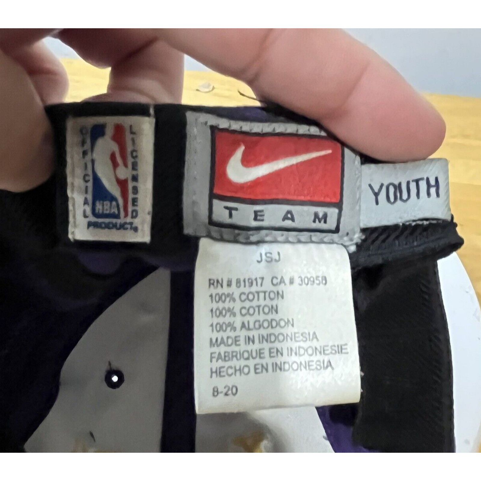 Nike Lakers Nike Team hat Sports Hat Flex Fit NBA youth Kobe Size ONE SIZE - 5 Thumbnail