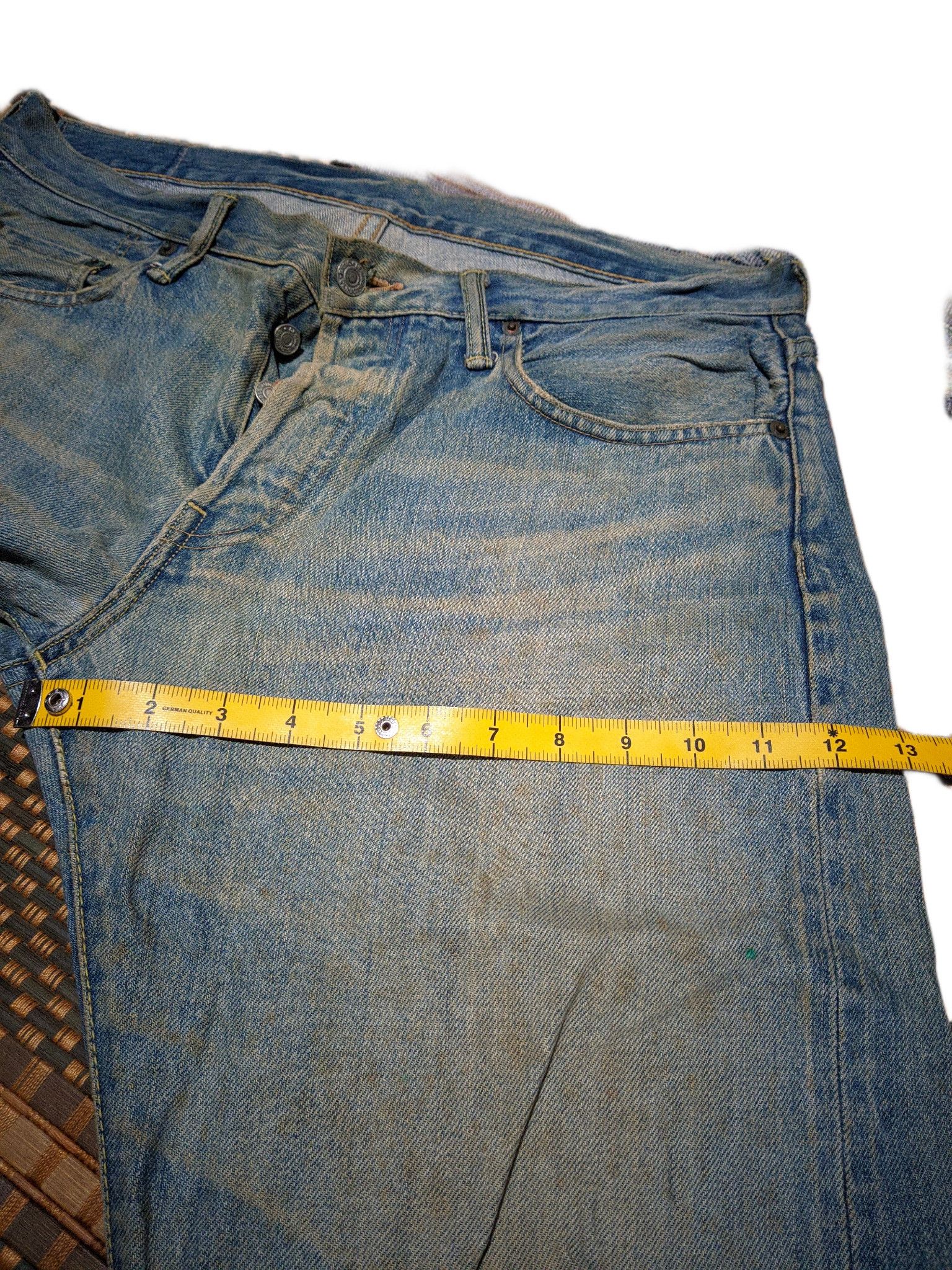 Denime × Japanese Brand Vintage Denime Selvedge Jeans Size US 36 / EU 52 - 7 Thumbnail