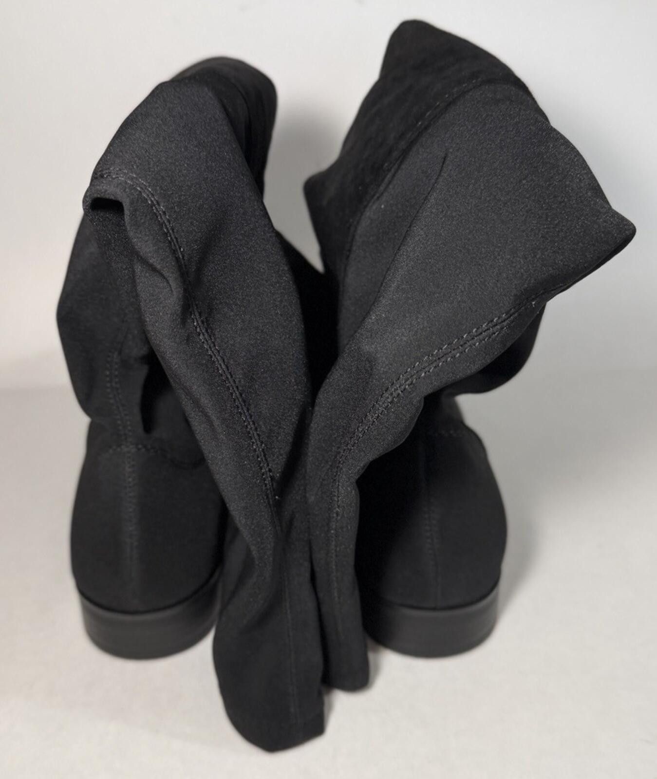 Other DREAM PAIRS Womens Suede/Fabric Knee High Boots Zipper Black Size US 9.5 / IT 39.5 - 6 Thumbnail