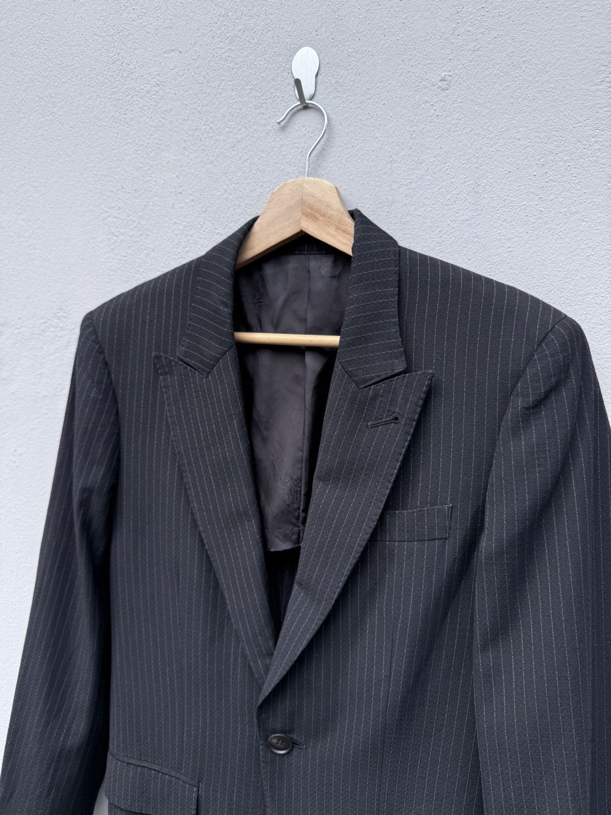 Jean Paul Gaultier JEAN PAUL GAULTIER Pin Striped Tailored Blazer Jacket Size 46R - 14 Thumbnail