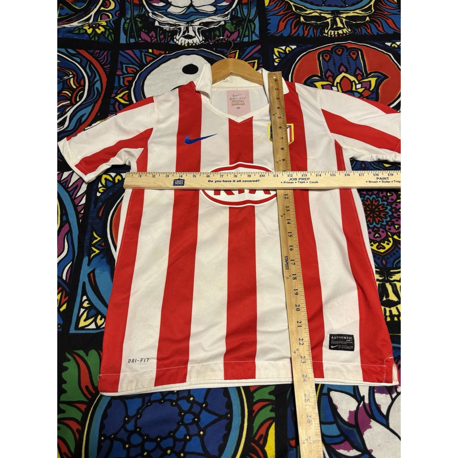 Nike OFFICIAL CLUB ATLETICO DE MADRID 2010-11 NIKE FOOTBALL L Size US L / EU 52-54 / 3 - 11 Thumbnail