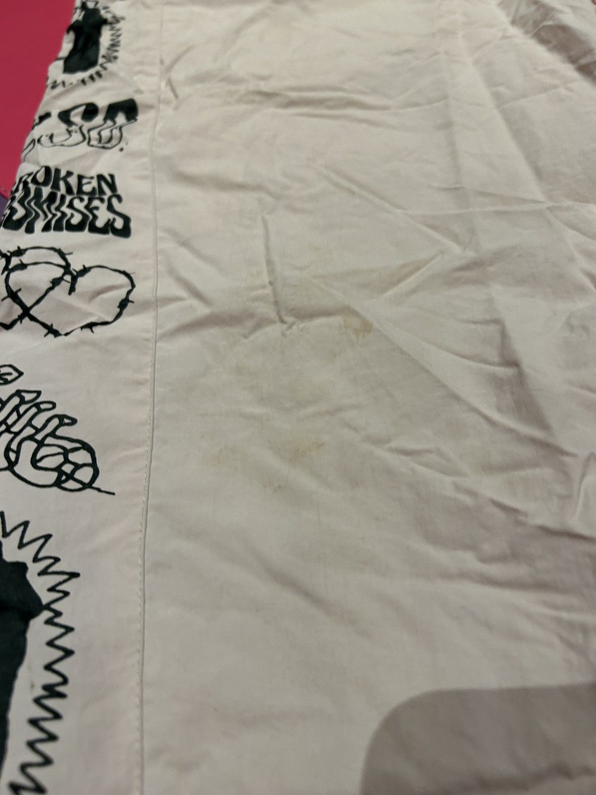 Broken Promises Co. BROKEN PROMISES ‘LSD’ Love Someone Differently PINK PANTS Size US 32 / EU 48 - 4 Thumbnail