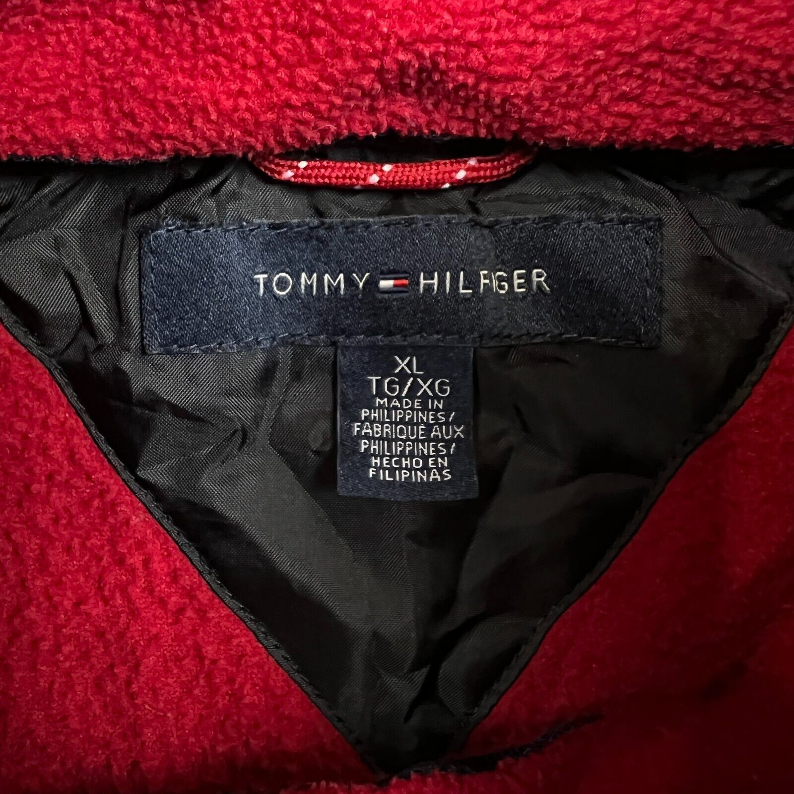 Tommy Hilfiger × Vintage Tommy Hilfiger Fleece XL Sweatshirt Sweater Outdoor Jacket Size US XL / EU 56 / 4 - 6 Thumbnail