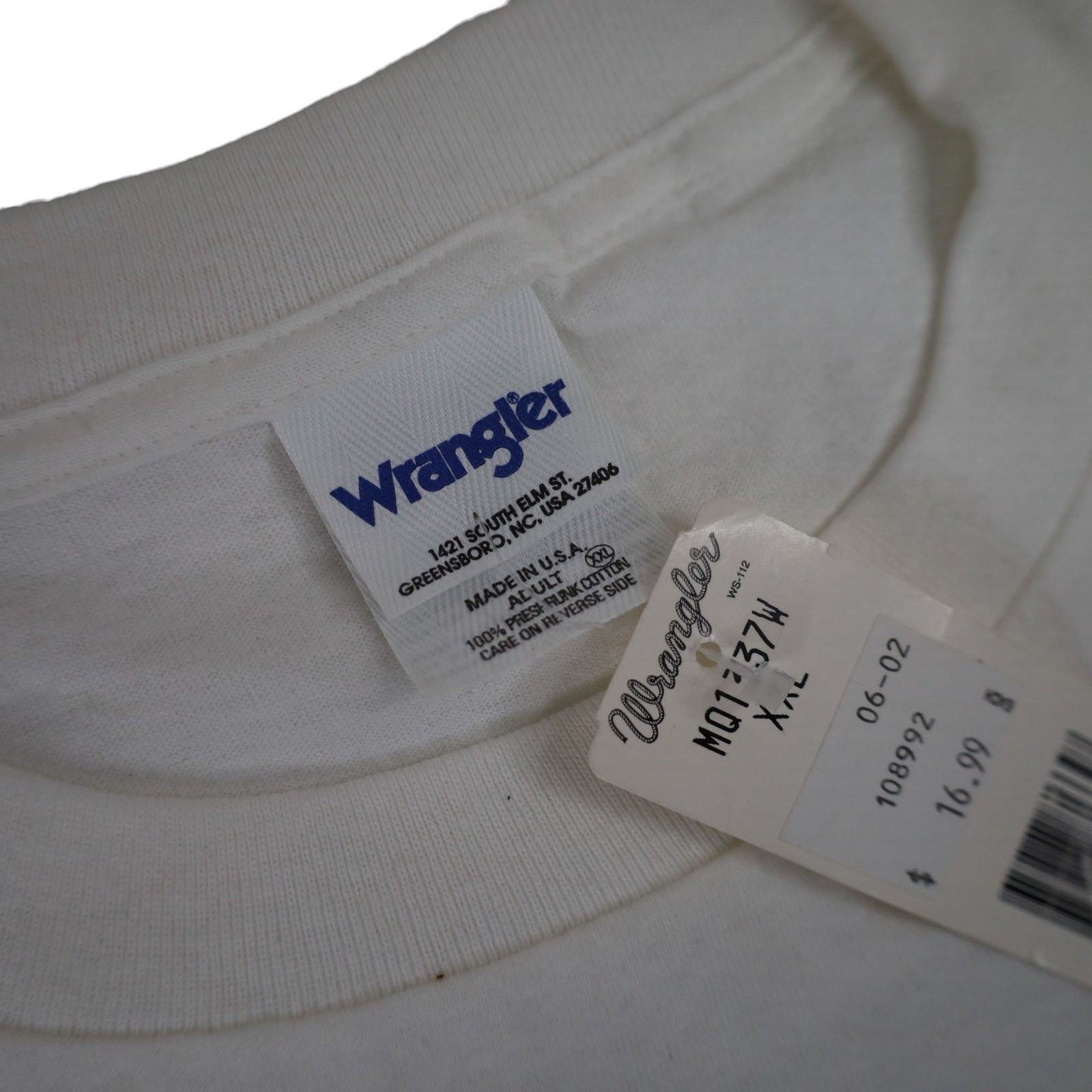Vintage × Wrangler Vintage NWT Wrangler Rodeo Graphic T Shirt Size US XXL / EU 58 / 5 - 8 Thumbnail