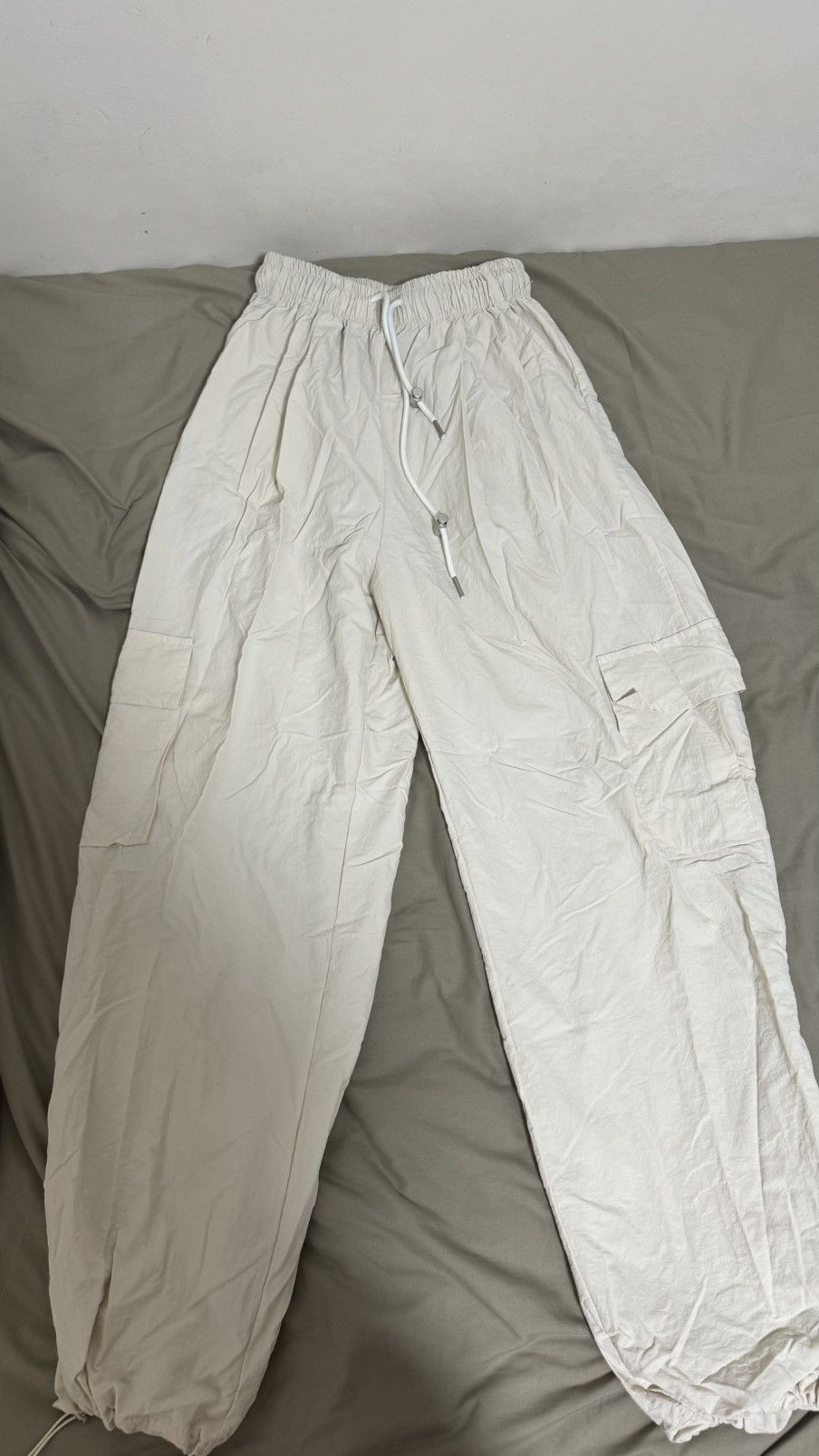 Other Beige baggy pants Size 26" / US 2 / IT 38 - 2 Thumbnail