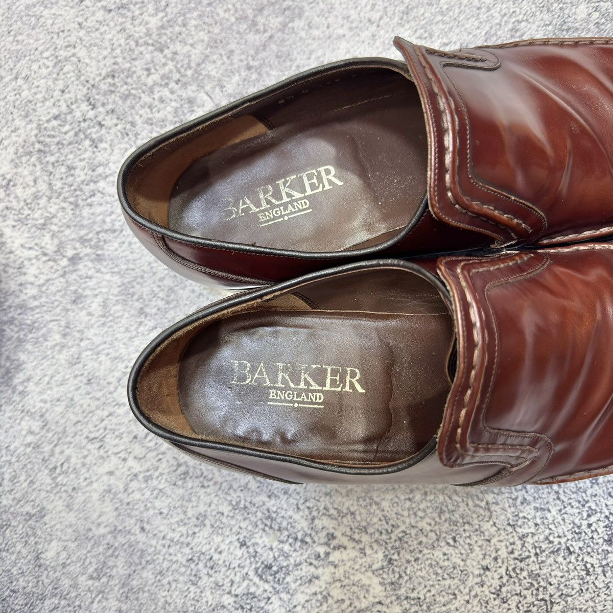 Barker Barker Vintage Loafers US9.5 UK8.5 EU42.5 27.5cm Size US 9.5 / EU 42-43 - 10 Thumbnail