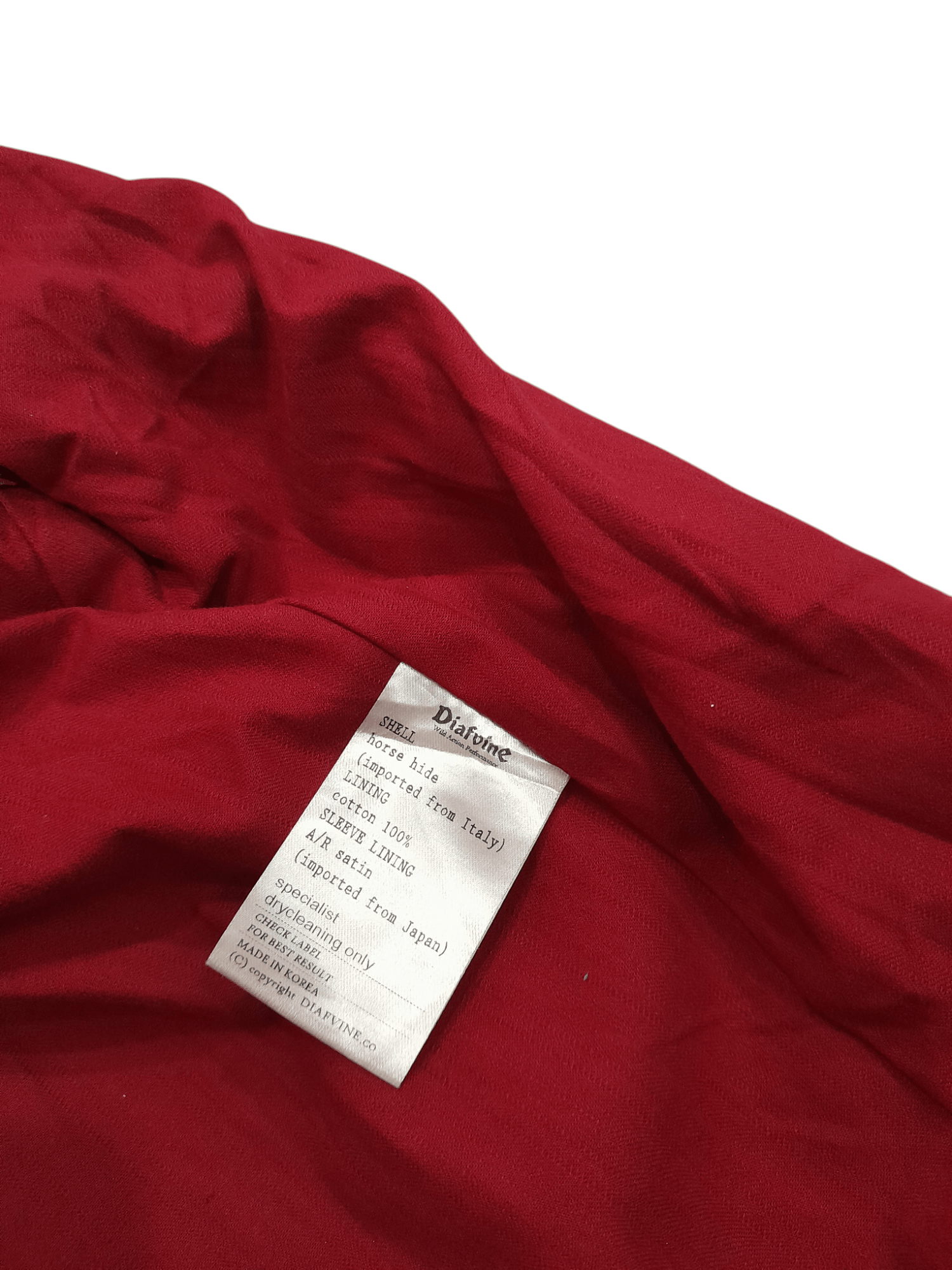 Other DIAFVINE Seung Rae Kim Punk Leather Horsehide Jacket (F467) Size US M / EU 48-50 / 2 - 11 Thumbnail