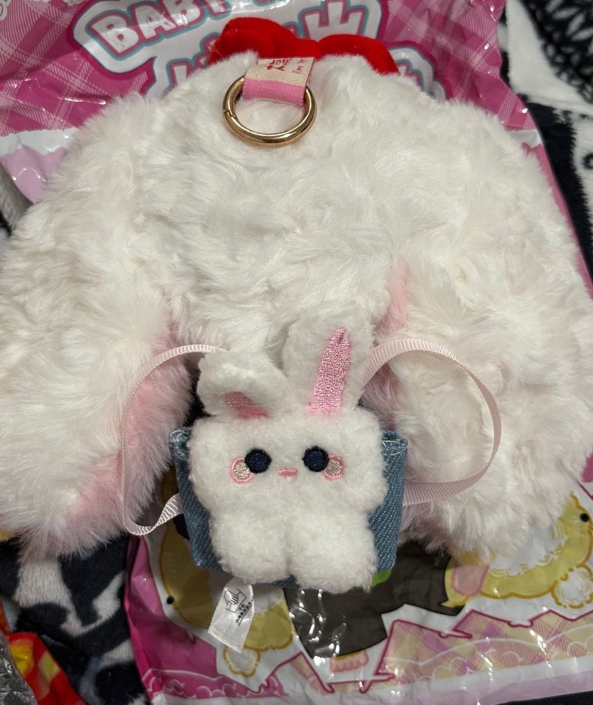 Other Baby Three Macaron SECRET LIQUID EYES Plush Keychain Size ONE SIZE - 3 Thumbnail
