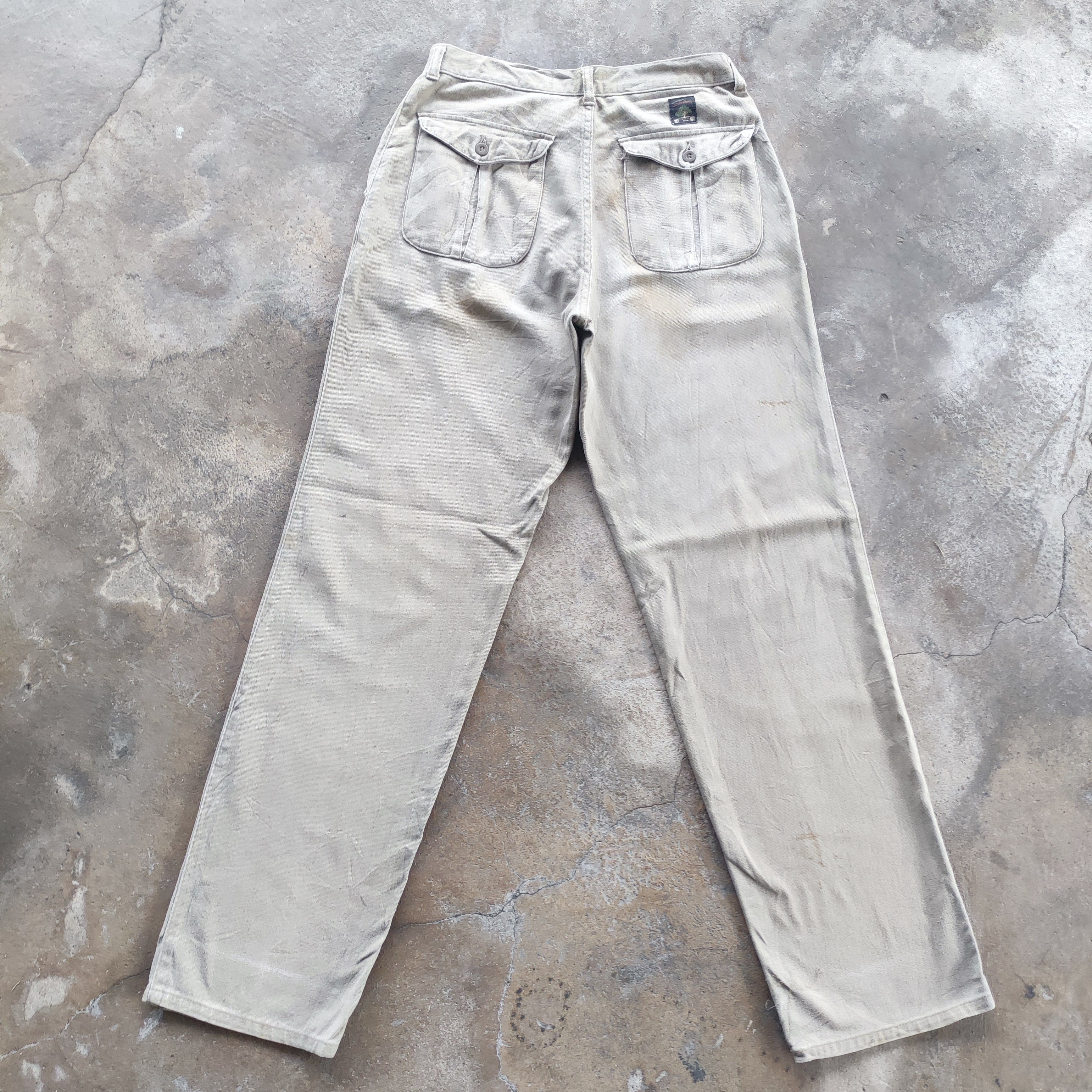 Japanese Brand Vintage Japanese Brand Straight Cut Ripped Pants Size US 28 / EU 44 - 7 Thumbnail