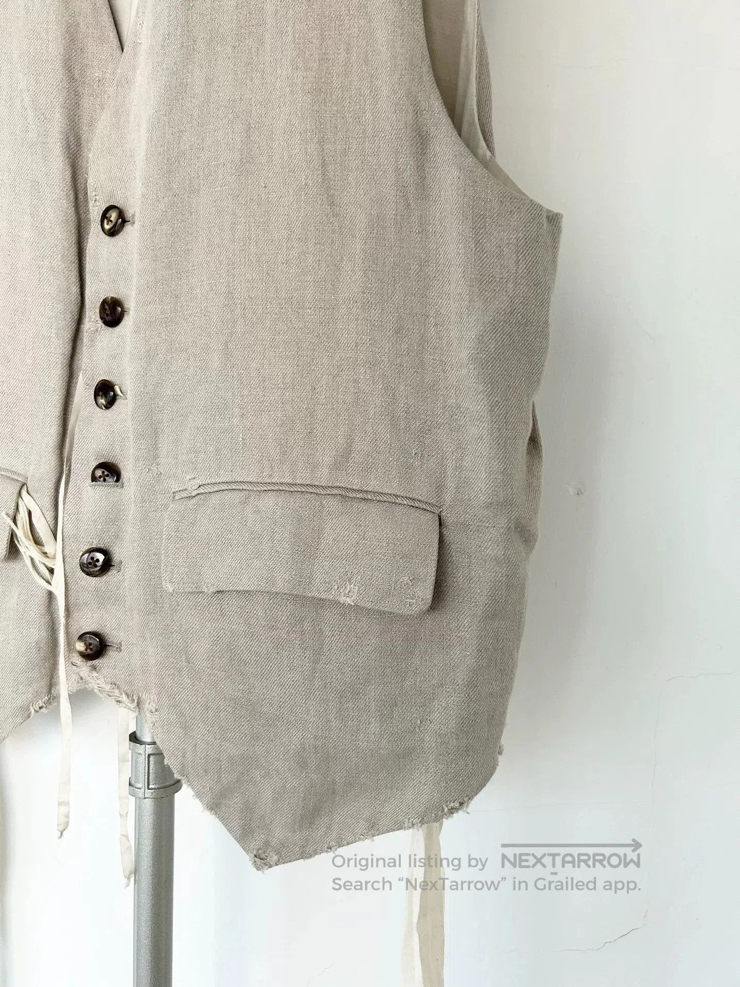 Midorikawa Midorikawa Deconstructed Reversible Vest. Size US M / EU 48-50 / 2 - 3 Thumbnail