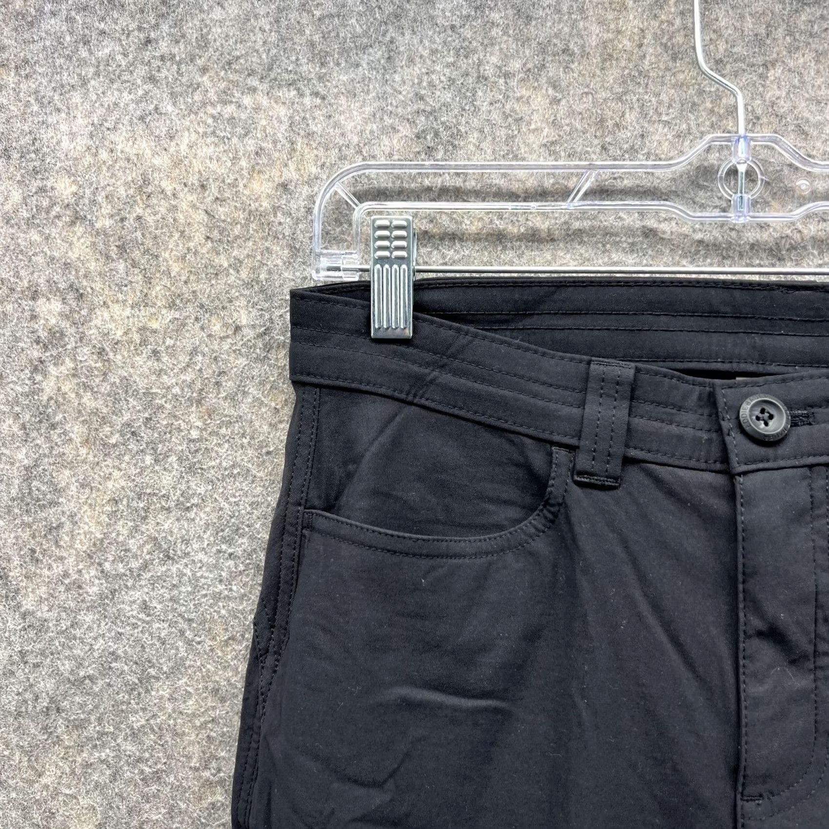 Eddie Bauer Eddie Bauer Pants Women 6 Black Flat Front Chino Stretch Casual Size 28" / US 6 / IT 42 - 3 Thumbnail