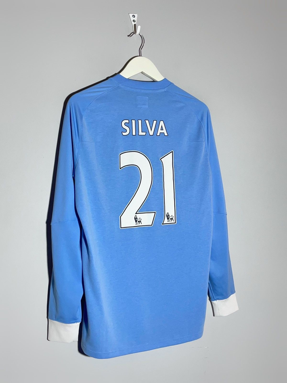 Umbro × Vintage #21 David Silva Manchester City Umbro 2010/11 Long Sleeve Size US M / EU 48-50 / 2 - 1 Thumbnail