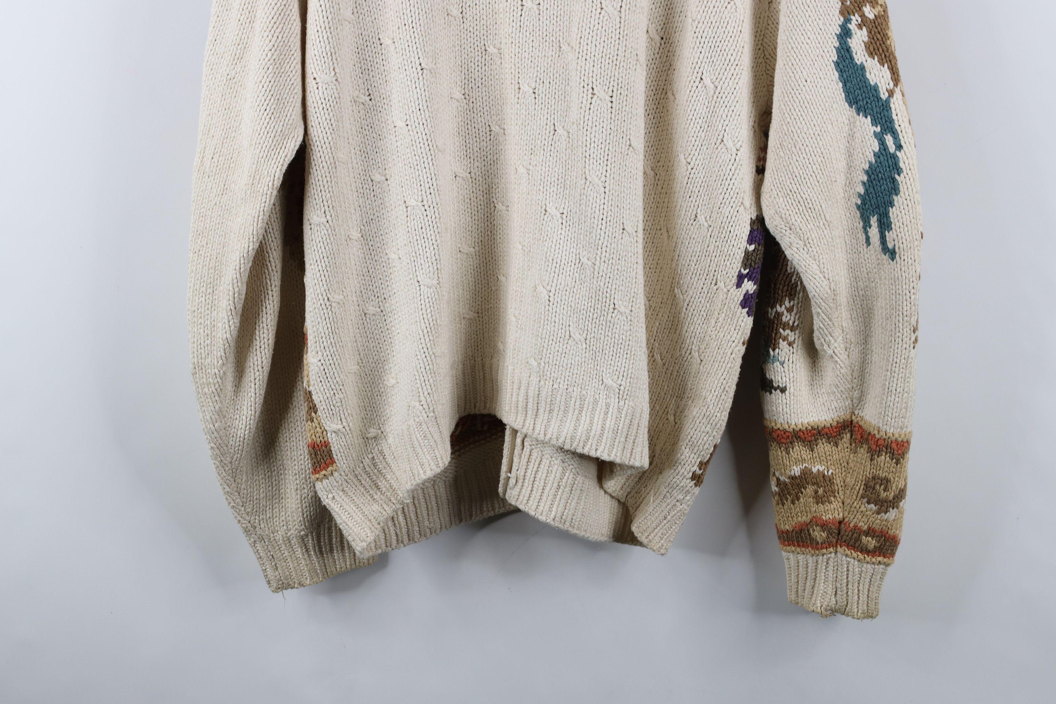 Vintage Vintage 90s Victorian Blend Flower Knit Cardigan Sweater Size M / US 6-8 / IT 42-44 - 14 Thumbnail