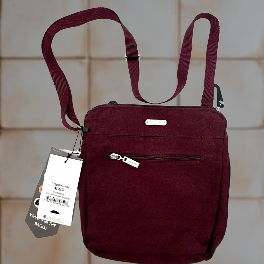 Vintage Baggallini Crossbody Bag RFID Plum Size ONE SIZE - 1 Thumbnail