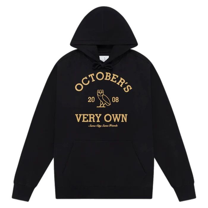 image of Octobers Very Own Ovo Collegiate Hoodie in Black, Men's (Size XL)