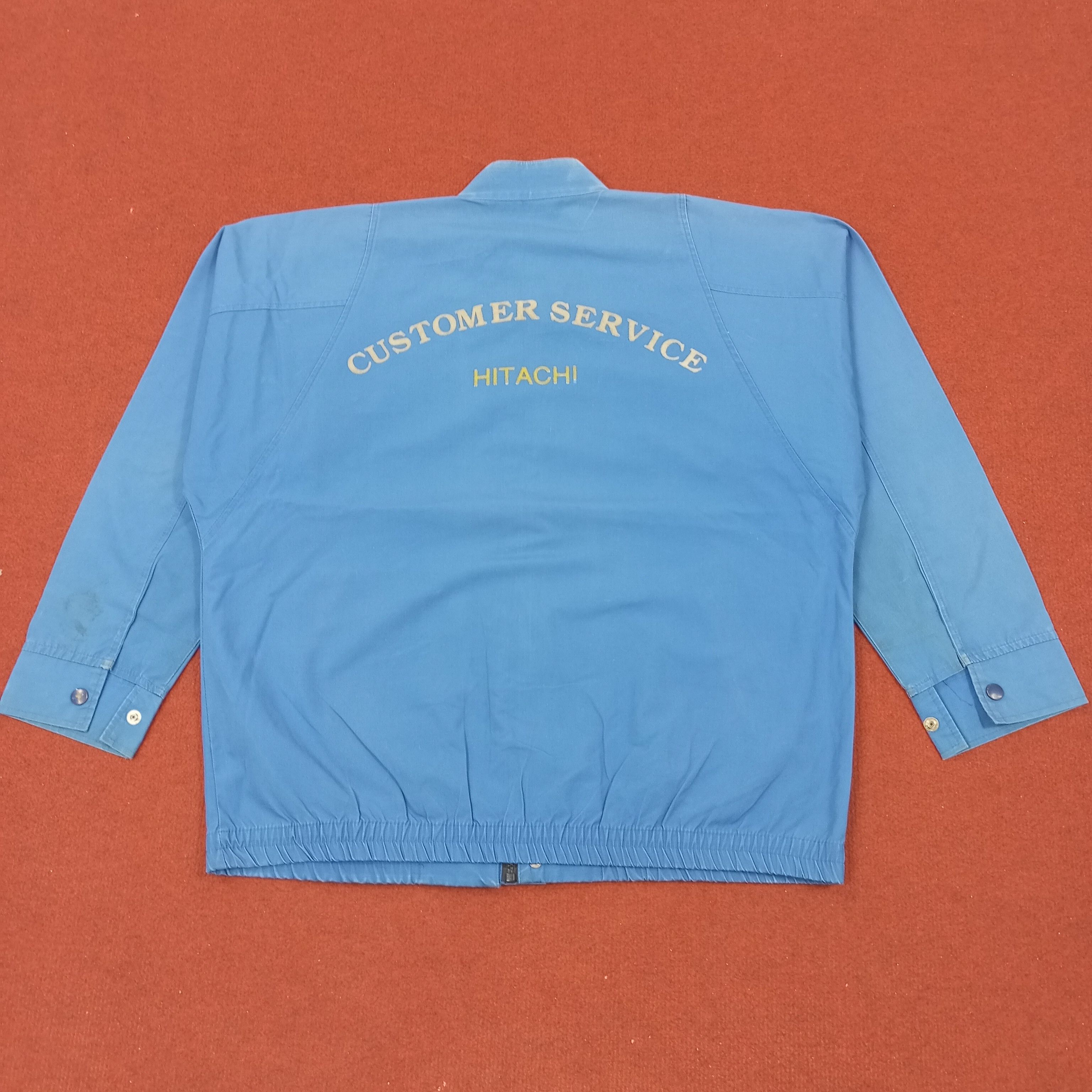 Japanese Brand × Vintage Hitachi Customer Service Japanese Workwear Jacket Size US L / EU 52-54 / 3 - 1 Thumbnail