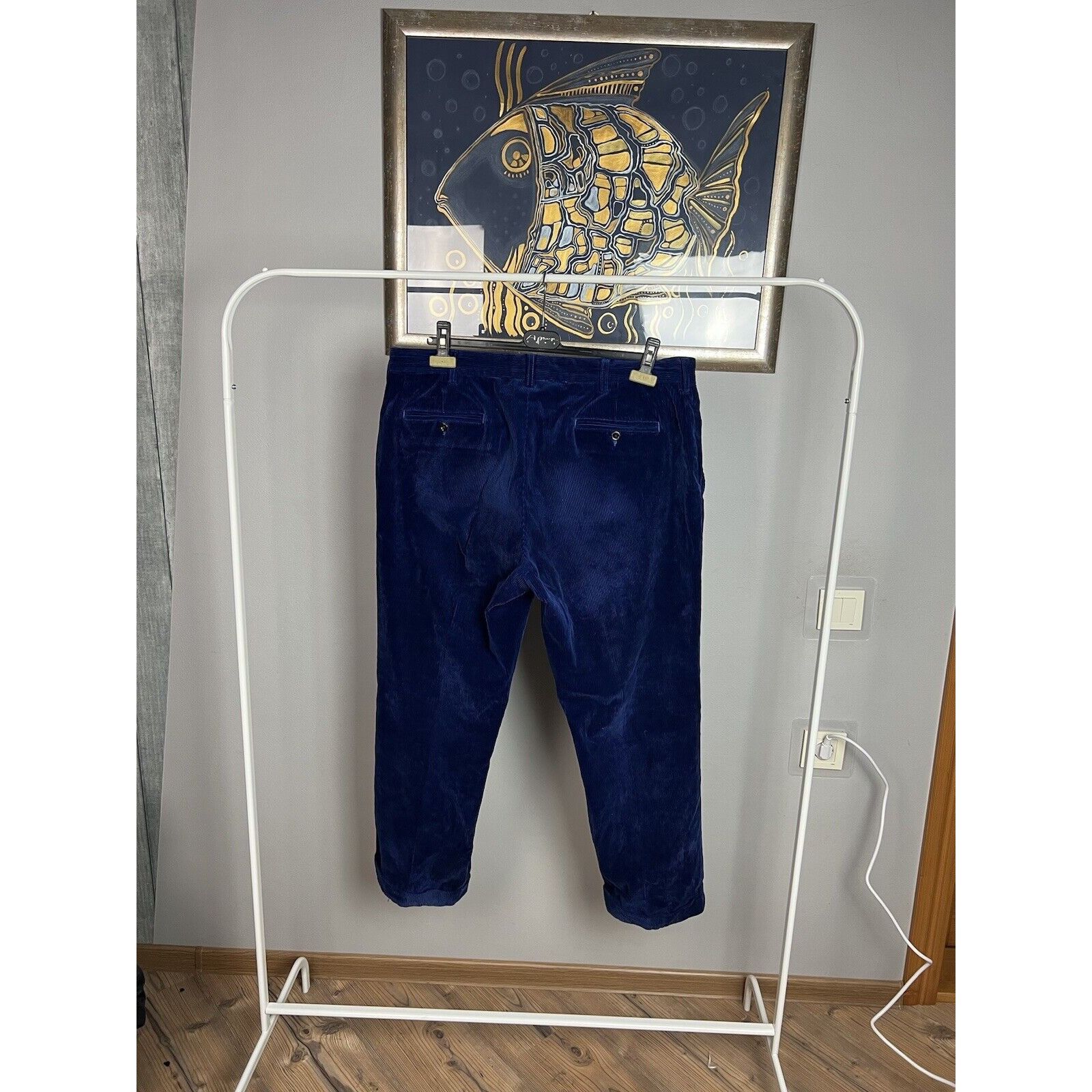 Polo Ralph Lauren Polo Ralph Lauren VTG Royal Blue Corduroy Straight Chino Pan Size US 38 / EU 54 - 9 Thumbnail