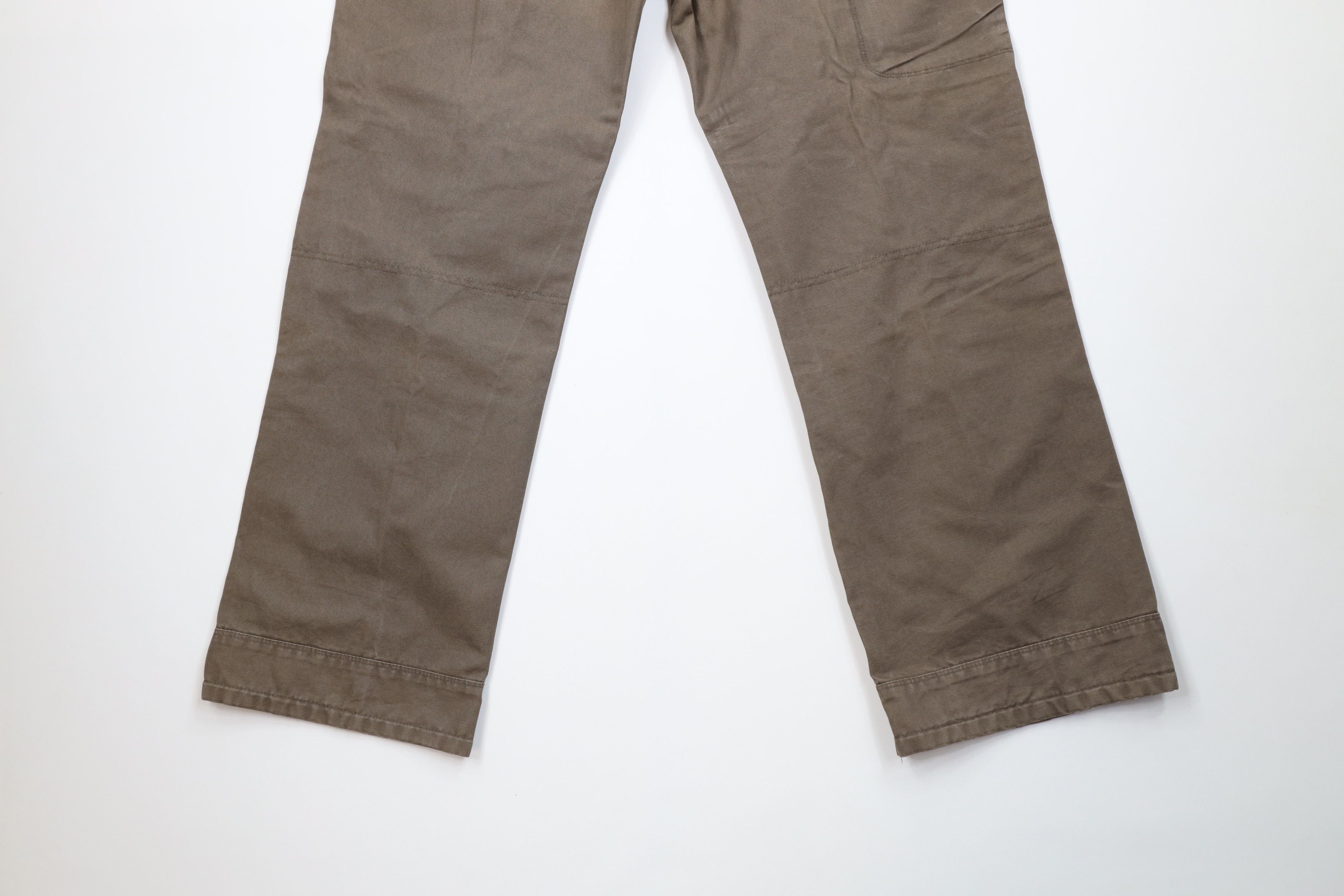Eddie Bauer Vintage Eddie Bauer Double Knee Canvas Wide Leg Pants Brown Size US 35 - 10 Thumbnail